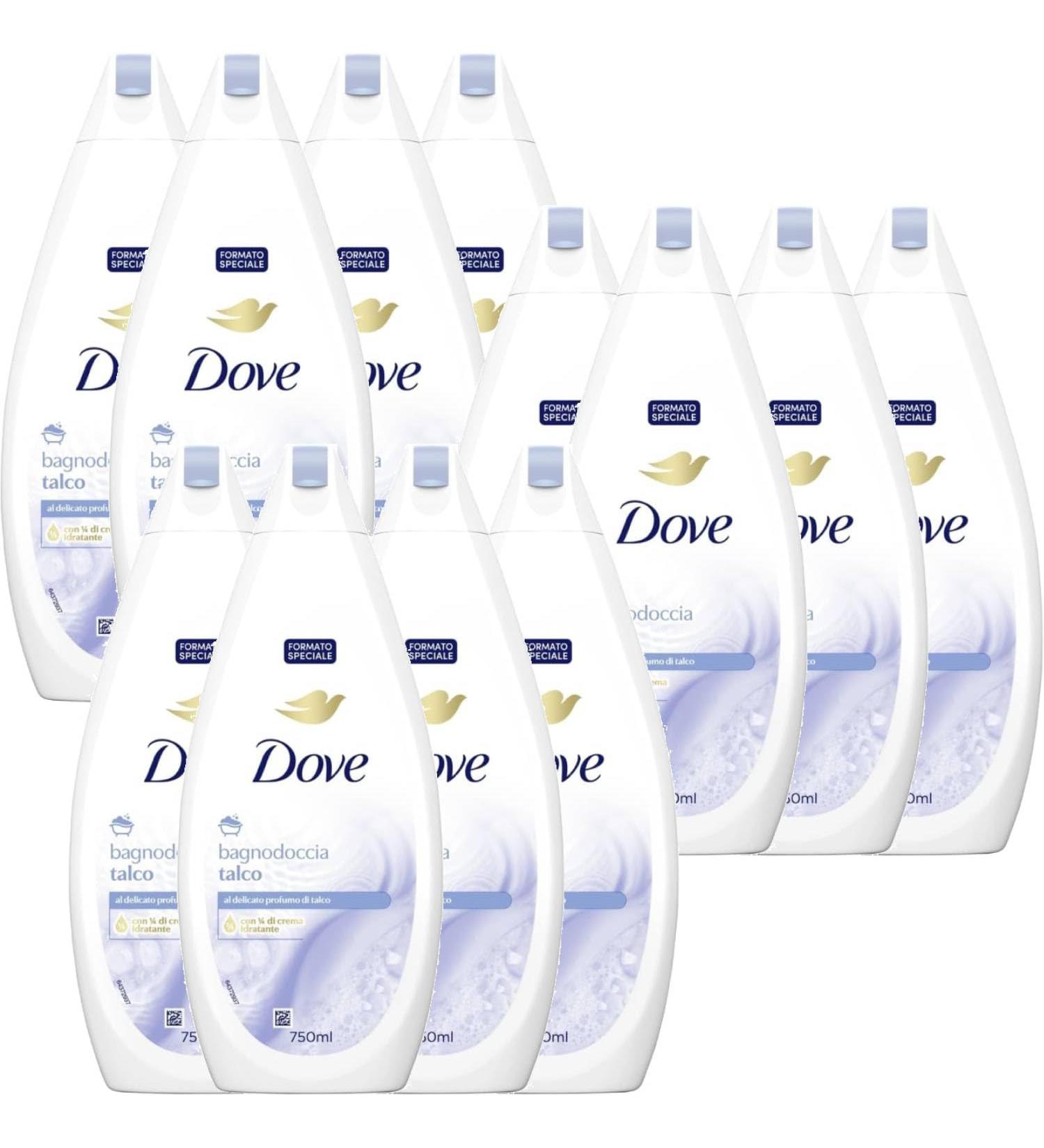  Dove Dove Beauty Soap Talc 750 ml (12 units) - Buy Online on GoSupps.com
