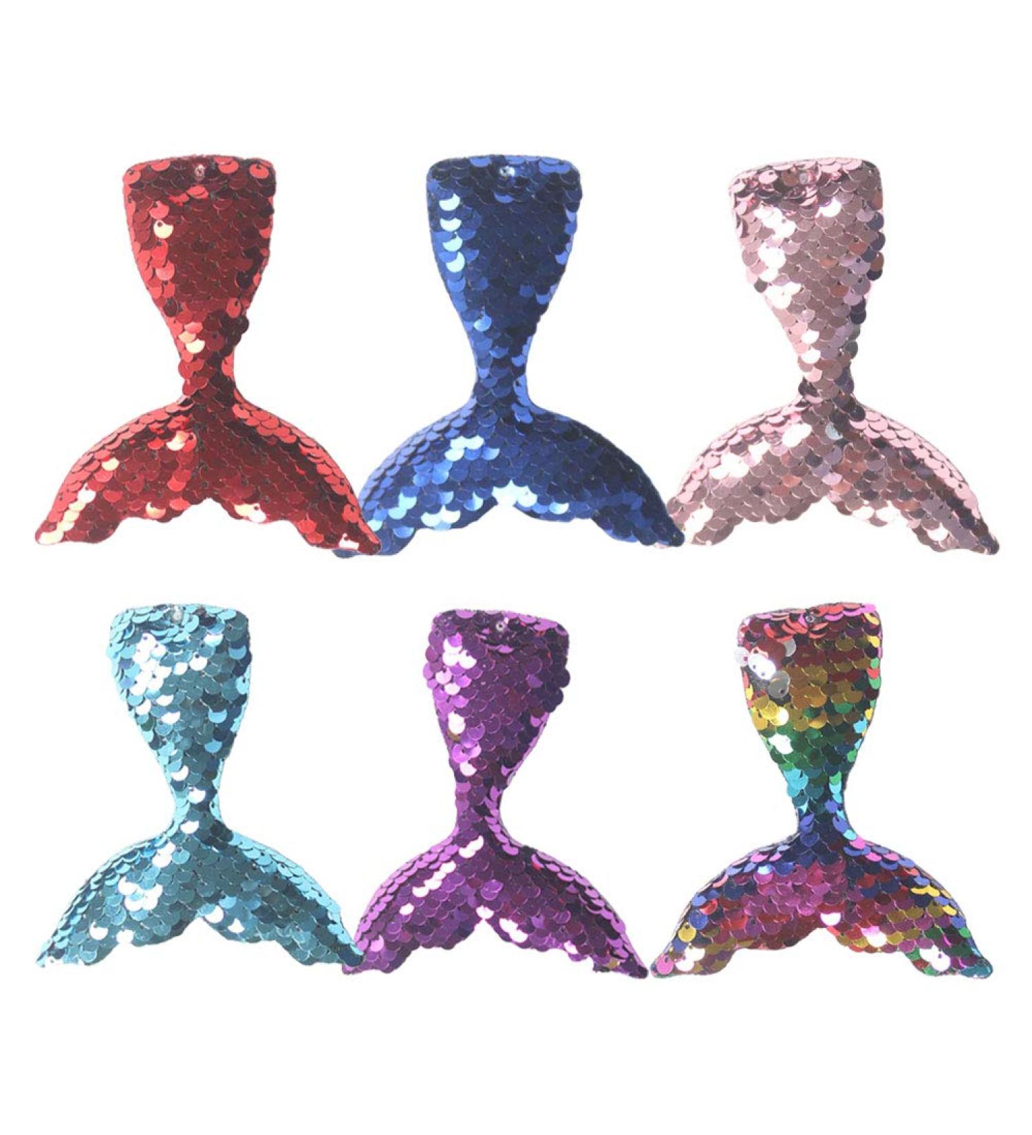 Frcolor 6PCS Mermaid Sequins Hair Clips | Cute Glitter Bobby Pins for Little Girls - International Shipping Available - Buy Online on GoSupps.com