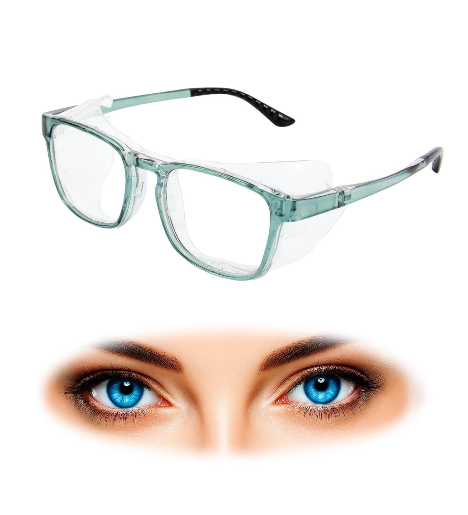 Hydrating Dry Eyes Glasses Kits with Extended Silicone Moisture Chambers Eye Protection Safety Glasses for UV Blue Light Blocking Anti-fog Aviod Allergens Dry Eyes Relief Unisex (Blue) - Buy Online on GoSupps.com