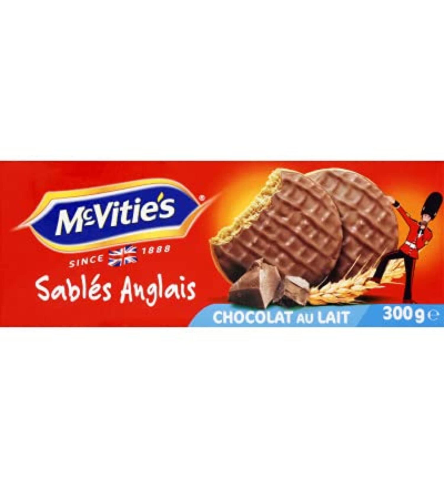 Mc Vitie's Milk Chocolate English Shortbread - 300g Pack