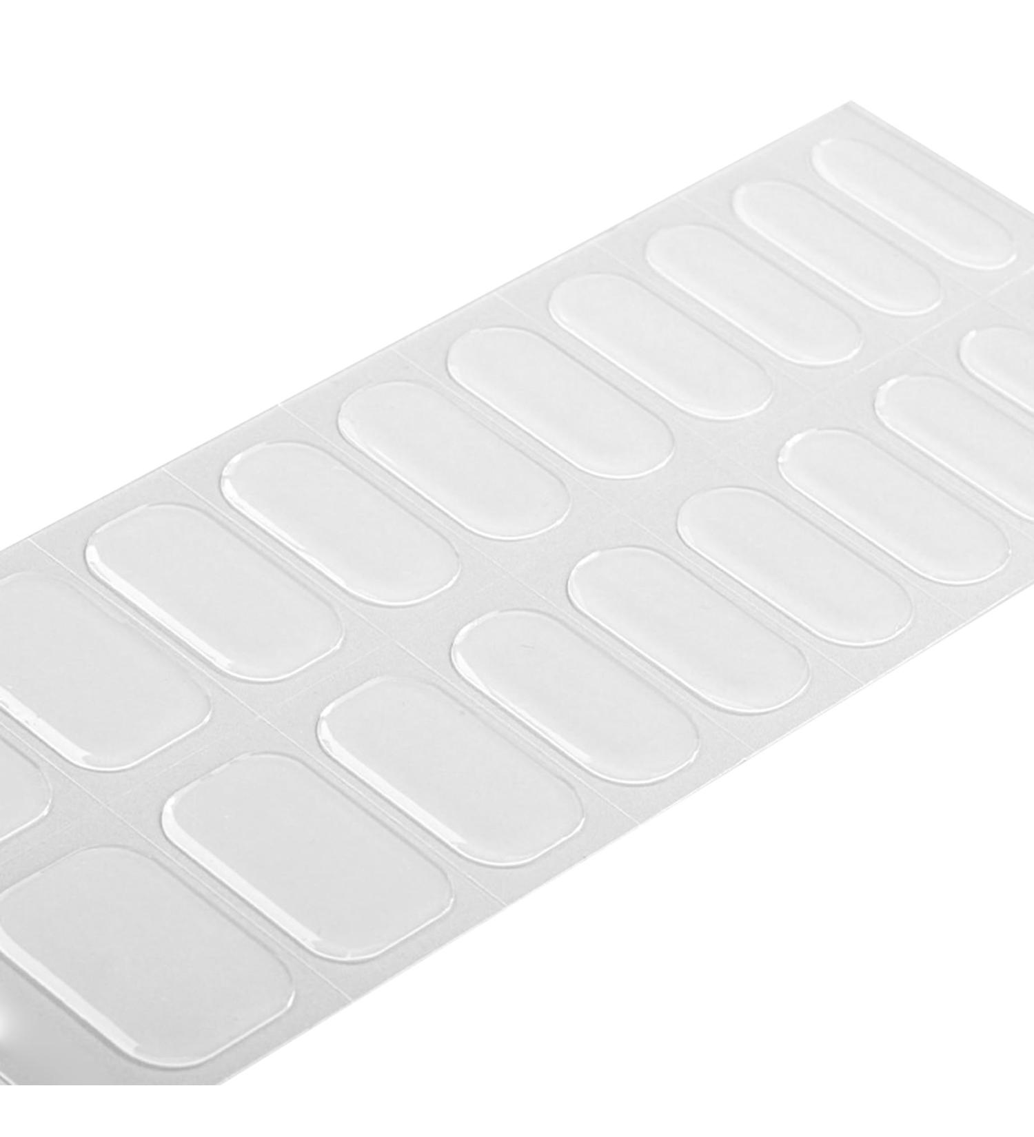 UV Gel Nail Stickers 20PCS Nail Wraps Semi Cured Gel Nails Strips with Manicure Tools Easy to Apply/Remove Polish Pops Gel Nail Strips for Women DIY color Nude Color - Buy Online on GoSupps.com