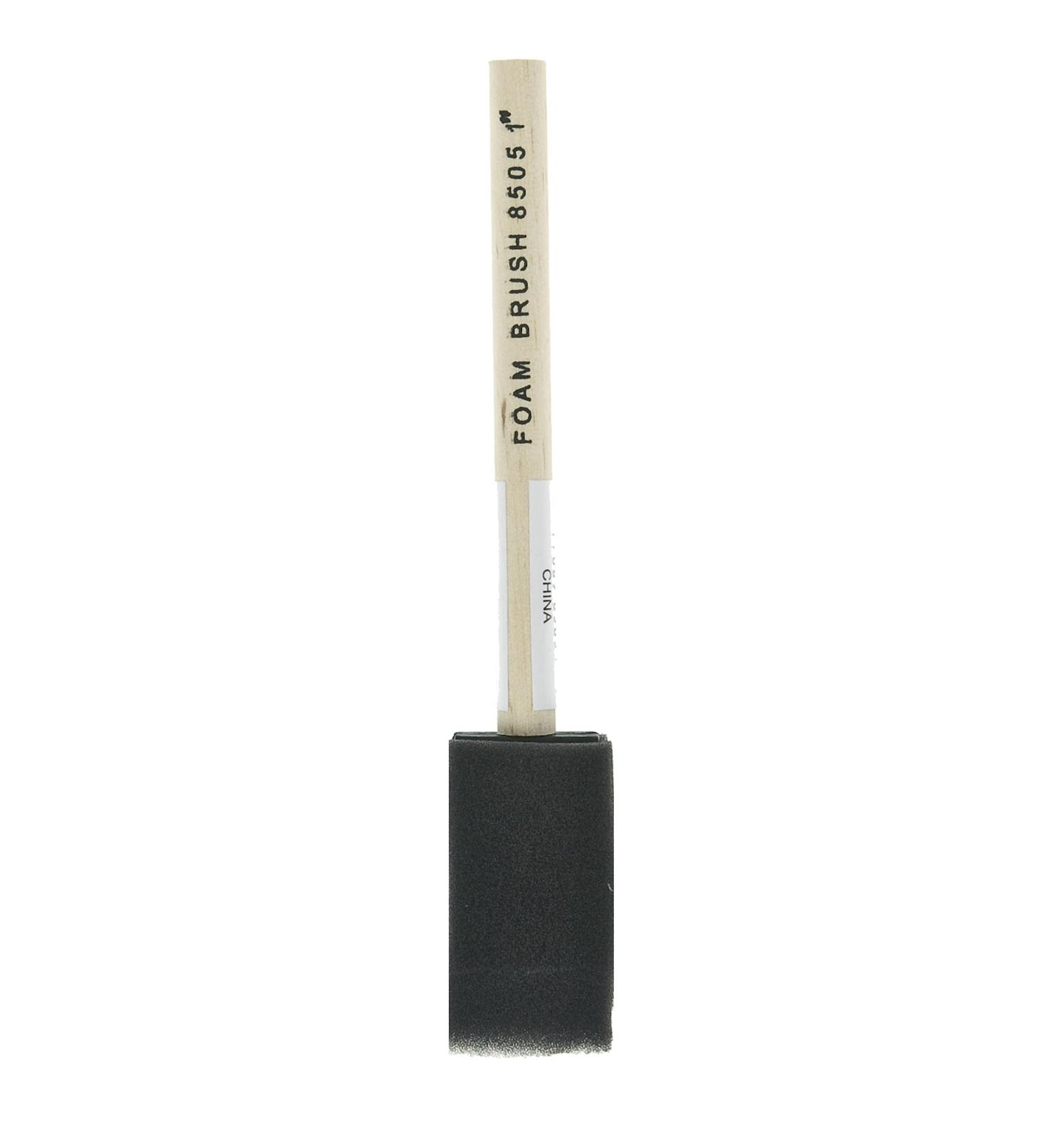 Linzer Products Corporation Foam Paint Brush. High Density Closed Cell Foam with a Wood Peg Handle. 1-Inch.