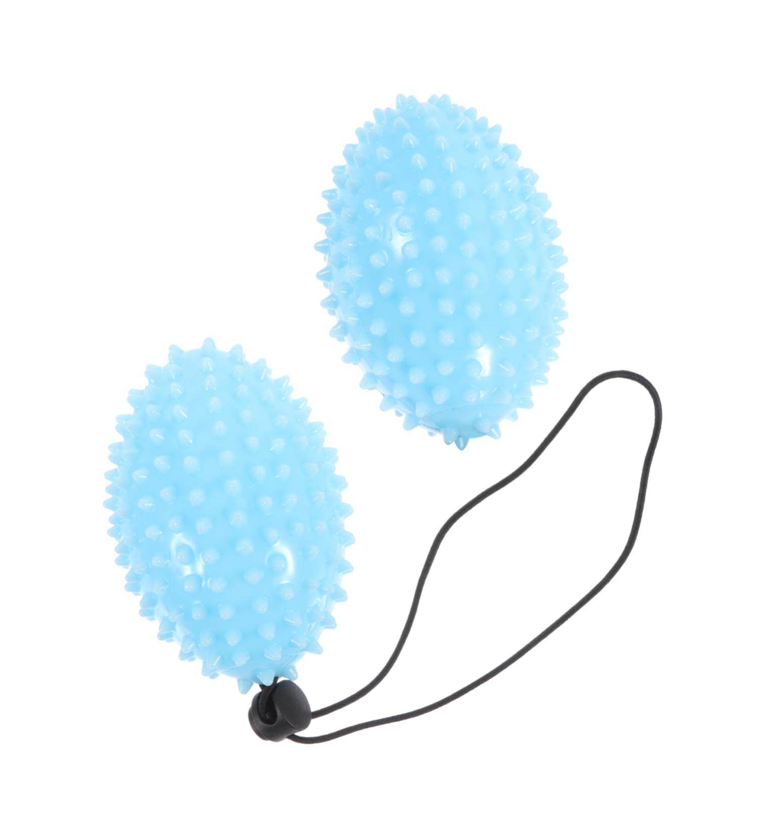 Beaupretty 2 Pieces Fitness Massage Balls with Rope Handle - Strength & Recovery Tools for Pain Relief - Buy Online on GoSupps.com