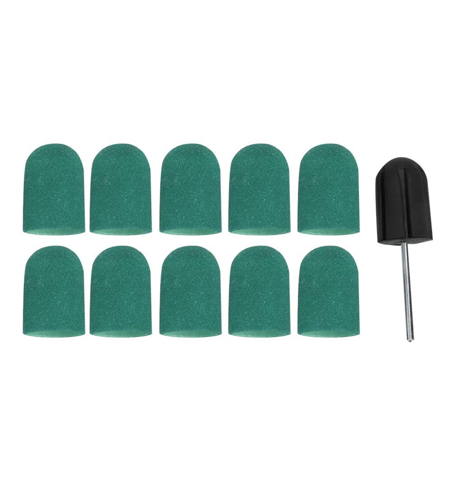 ANKROYU Nail Polish Grinding Head Sanding Rings Cap Nail Polish Sanding Belt Nail Polish Grinding Head Sanding Rings Cap Nail Drill Polishing Sanding Belt Set Nail Salon(Green) - Buy Online on GoSupps.com