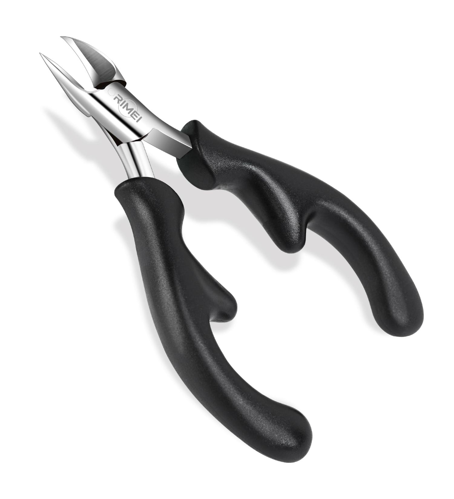 RIMEI Professional Toenail Clippers - Thick & Ingrown Nail Cutters for Men & Seniors | Podiatrist Recommended Stainless Steel Pedicure Tool - Buy Online on GoSupps.com