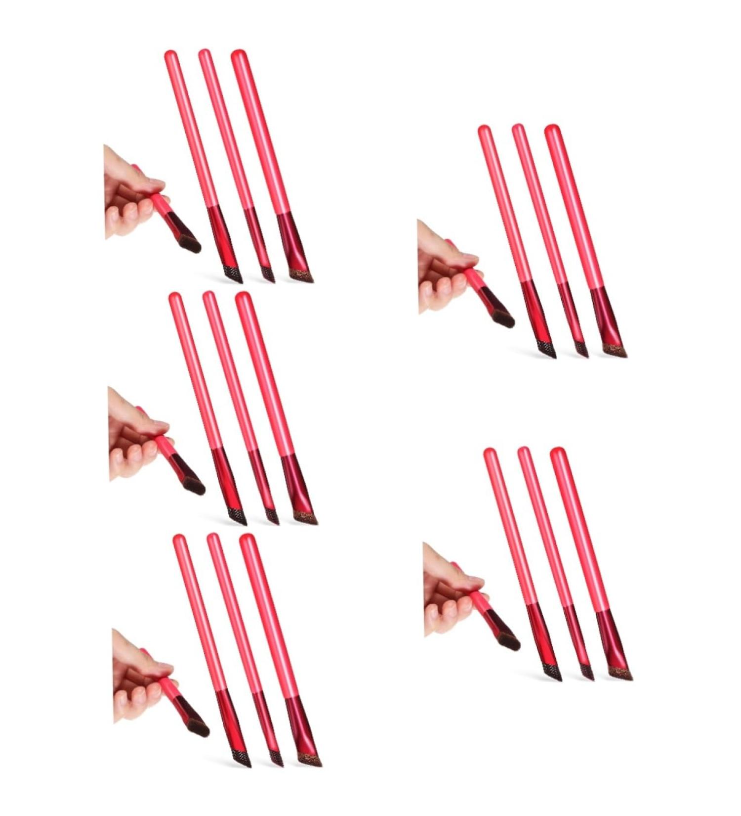 FRCOLOR 15 Pieces Wild Eyebrow Brush Angled Makeup Brush Eyebrow Makeup Eyeshadow Applicators Eyelash Brush Eyebrow Brush Shaper Brush Fine Angled Cosmetic 4D - Buy Online on GoSupps.com