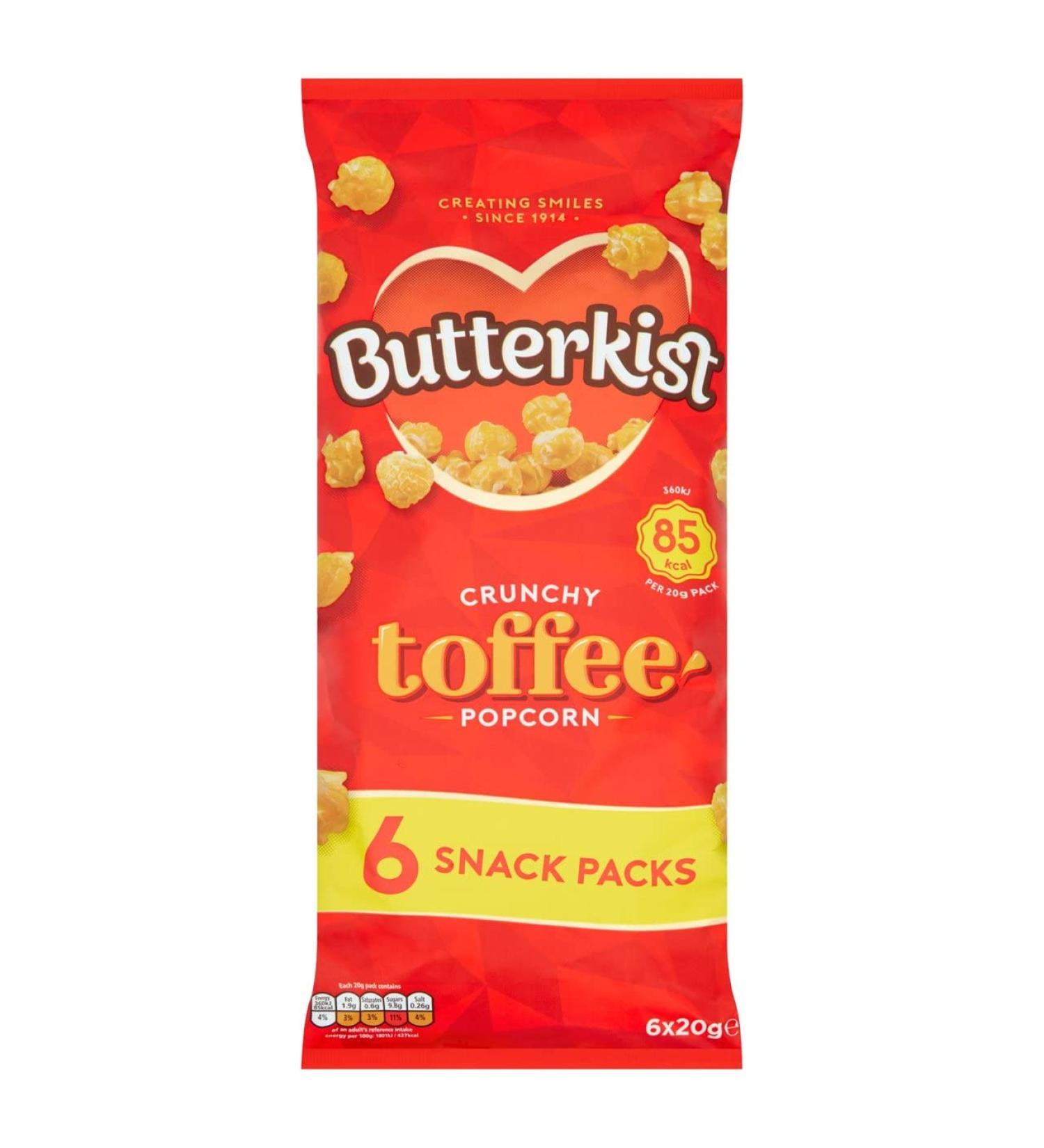 Butterkist Popcorn Pack of 48 20g