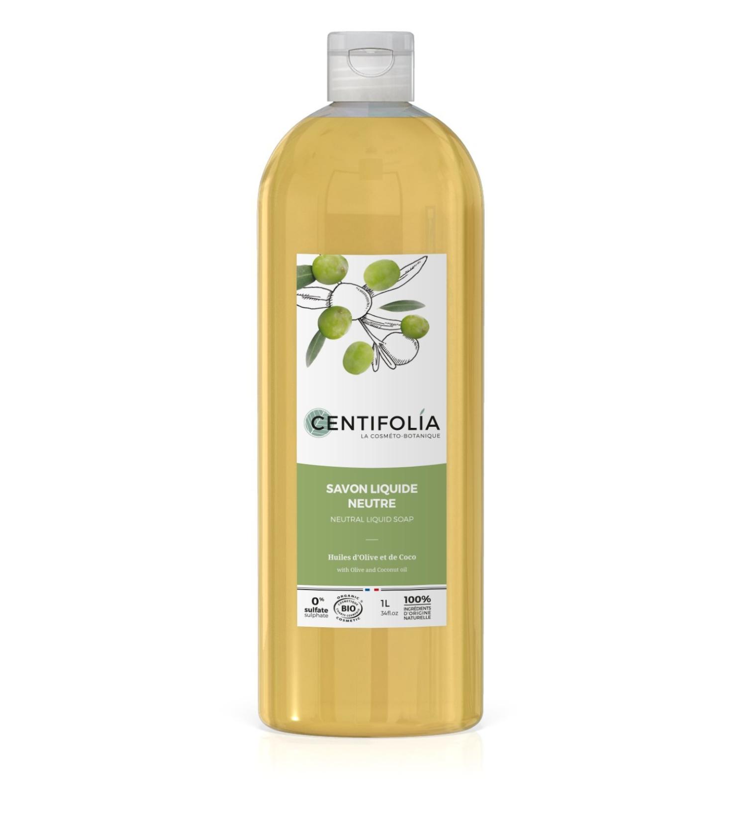  Centifolia Organic neutral liquid soap - 1 liter - Buy Online on GoSupps.com