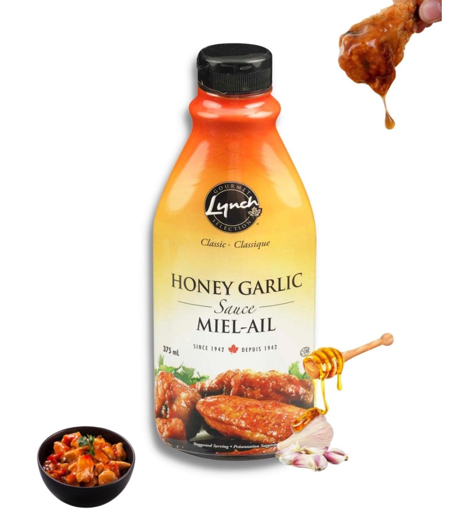 Lynch Foods Limited Lynch Honey Garlic Sauce - 375 ml 375 ml (Pack of 1) - Buy Online on GoSupps.com