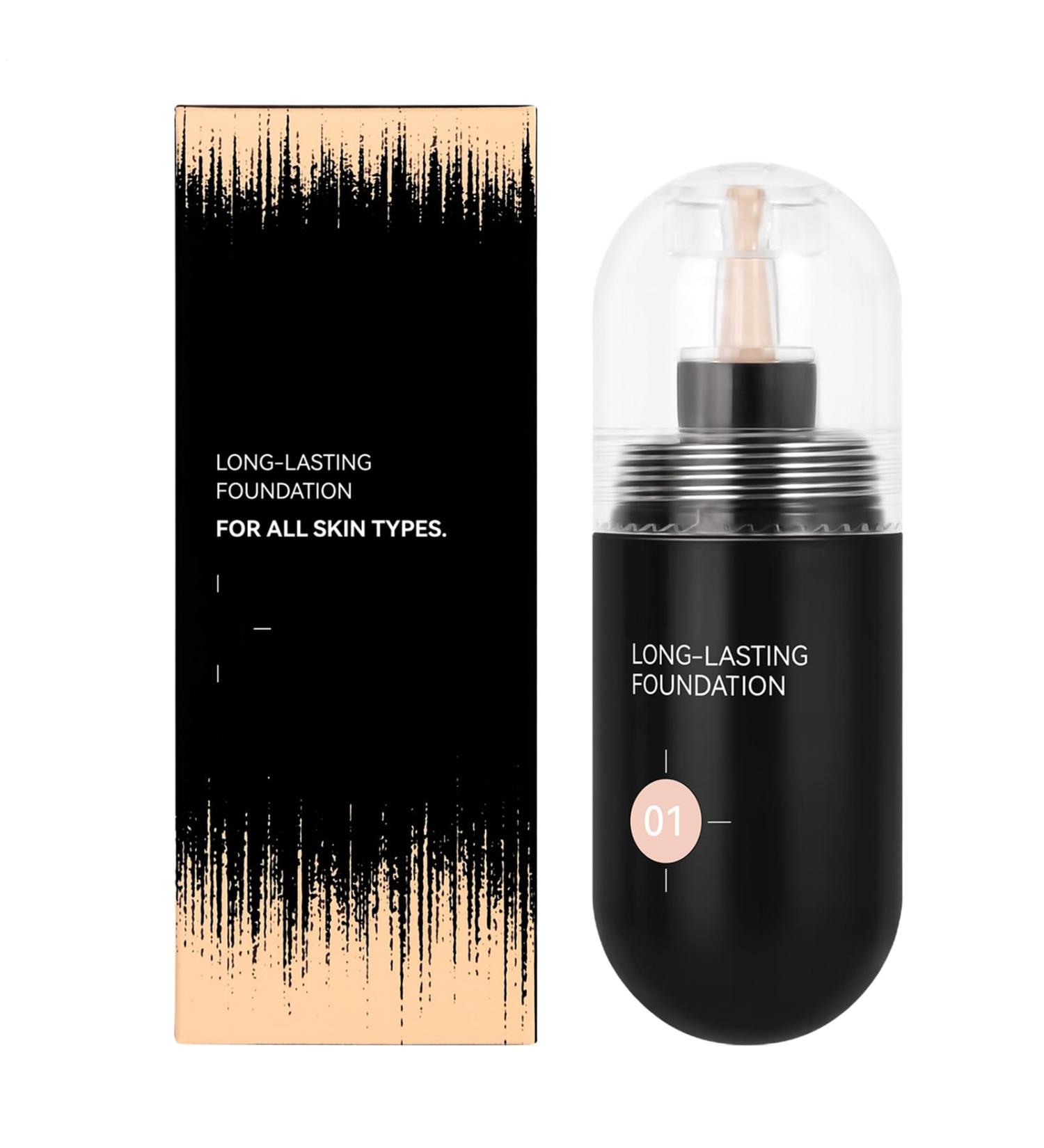  Lesunbak Full Coverage Foundation - 30ml Soft Mattifying Liquid Foundation | Long-Lasting Concealer and Hydrating Makeup Base for Women with All Skin Types for Dance and More - Buy Online on GoSupps.com