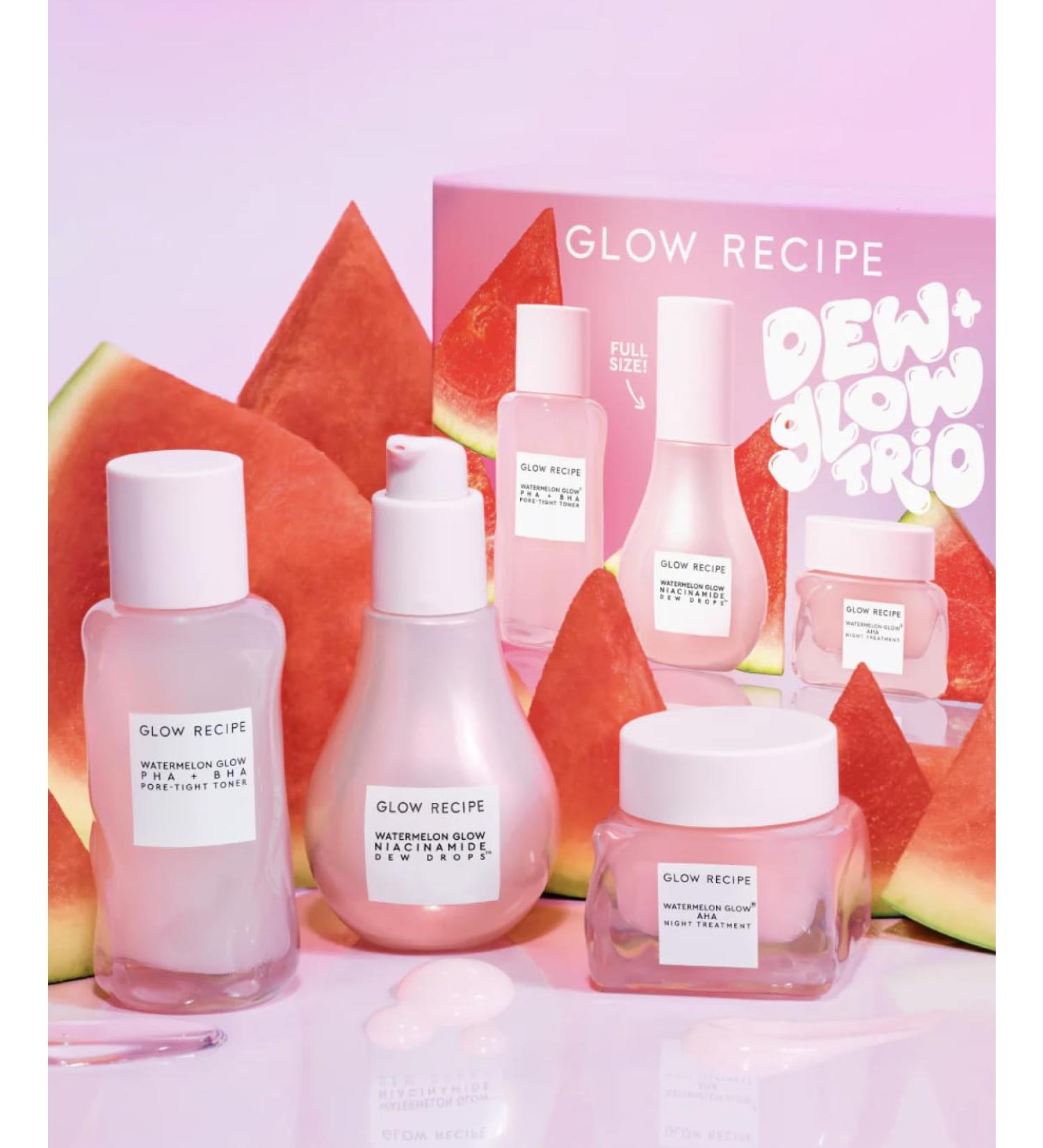 Buy Glow Recipe Dew + Glow Trio | Hydrating Skincare | International Shipping Available - Buy Online on GoSupps.com