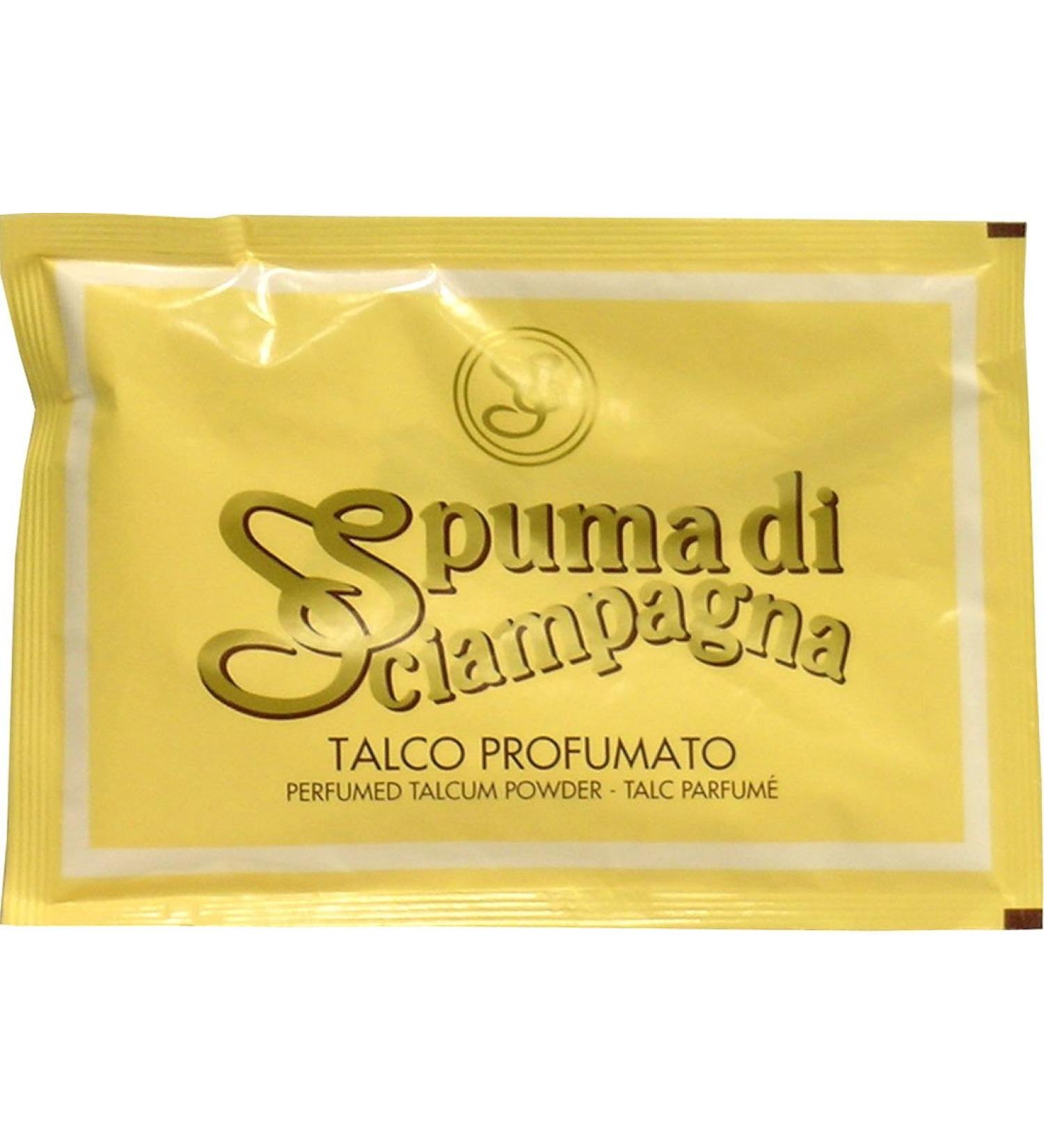 Spuma di Sciampagna 60 x Talcum Foam Scented in Envelope 75g