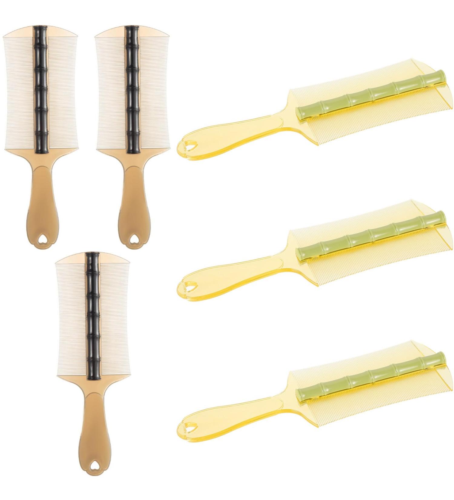 Peignes Poux Plastiques Lot de 6 avec Manche Ergonomique Dents Fines Doubles Faces Grand Format pour Cuir Chevelu Soins Anti-pellicules Usage Gar on et Filles Adultes  - Buy Online on GoSupps.com