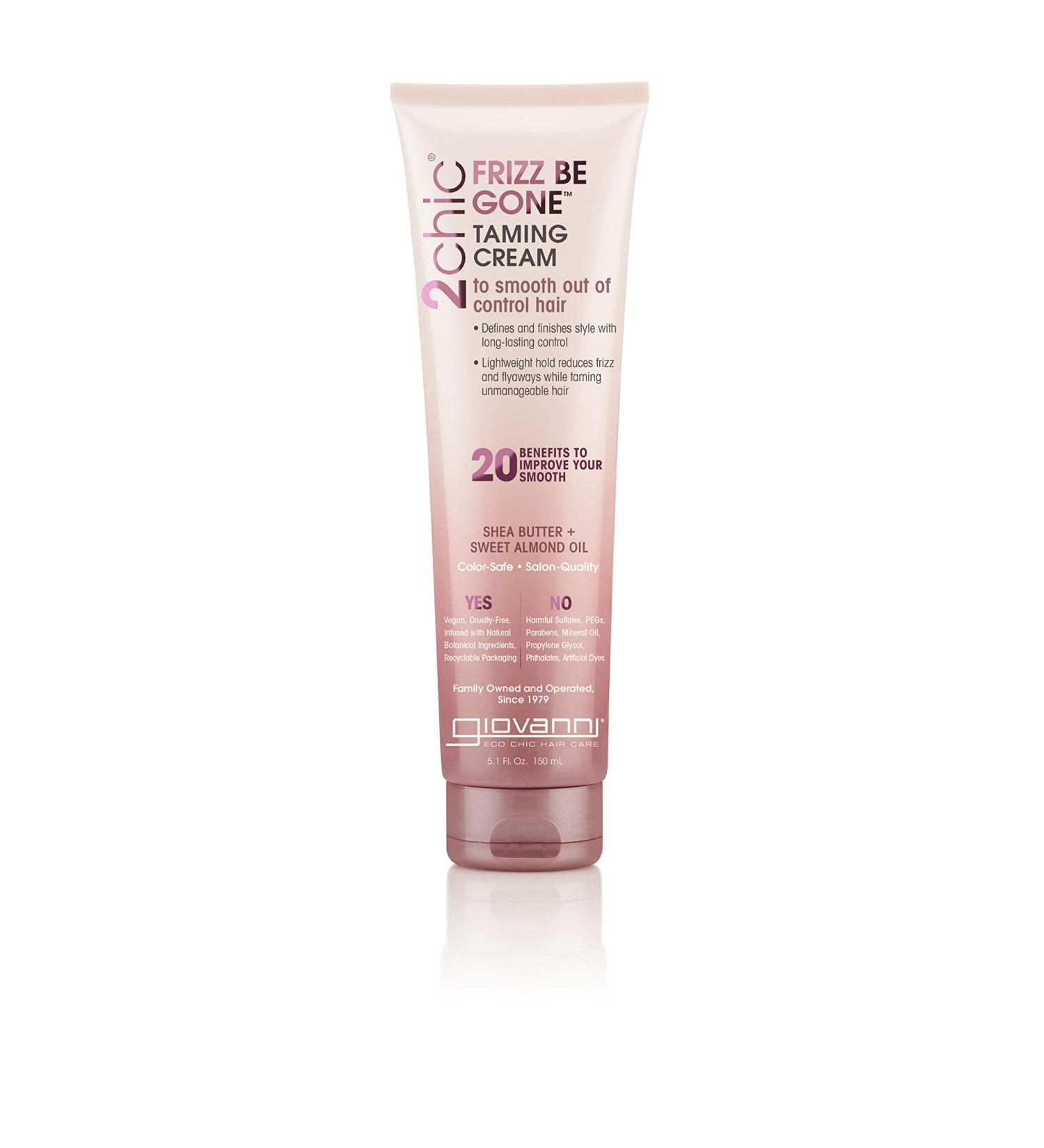 Giovanni 2chic Frizz Be Gone Taming Cream | Shea Butter & Sweet Almond Oil | 5.1 oz - Buy Online on GoSupps.com