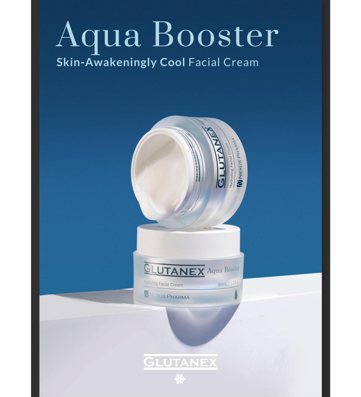 Glutanex Aqua Booster Facial Cream - 0.24 Fl Oz (Pack of 7) | Hydrating & Skin Repair | International Shipping Available - Buy Online on GoSupps.com