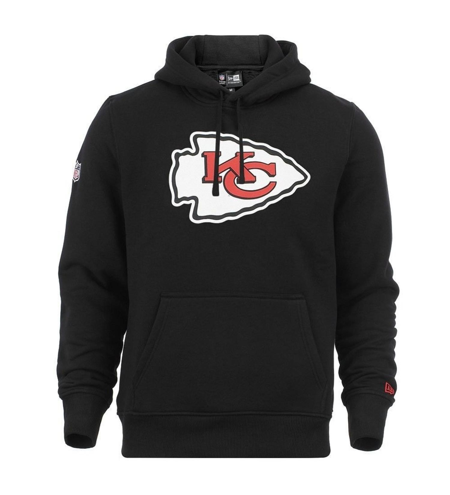 Buy New Era Kansas City Chiefs Team Logo Hoodie - Black XXL | Shop Official NFL Apparel - Buy Online on GoSupps.com