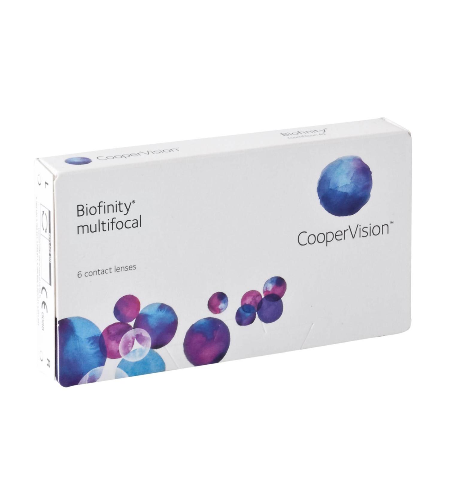 Biofinity Multifocal - D-profile monthly soft lenses 6 pieces / BC 8.60 mm / DIA 14.00 / ADD HI / -0.25 diopters