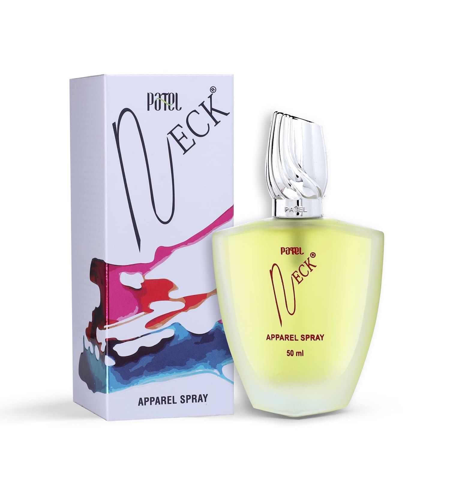 Patel Perfumes Neck Premium Apparel Spray for Long-Lasting 24 Hours fragrance for Men 50 ml | 1.69 Fl Oz (Pack of 1) - Buy Online on GoSupps.com