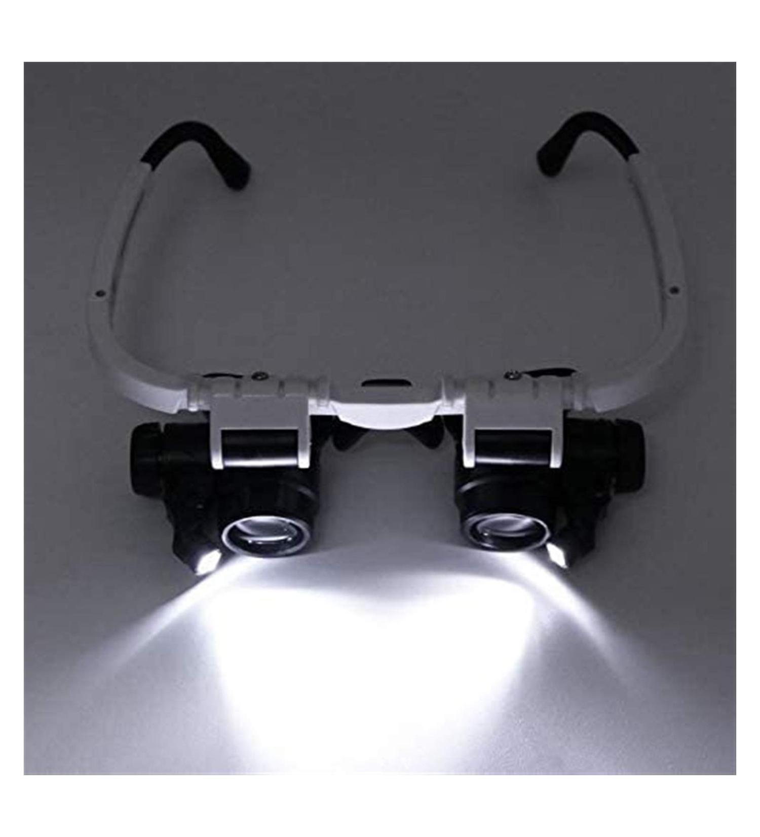 Lightweight Magnifying Glass 8/15/23X Hd Magnifying Glass with Led Head-Mounted for Reading/Observation/Maintenance Lofty Ambition - Buy Online on GoSupps.com
