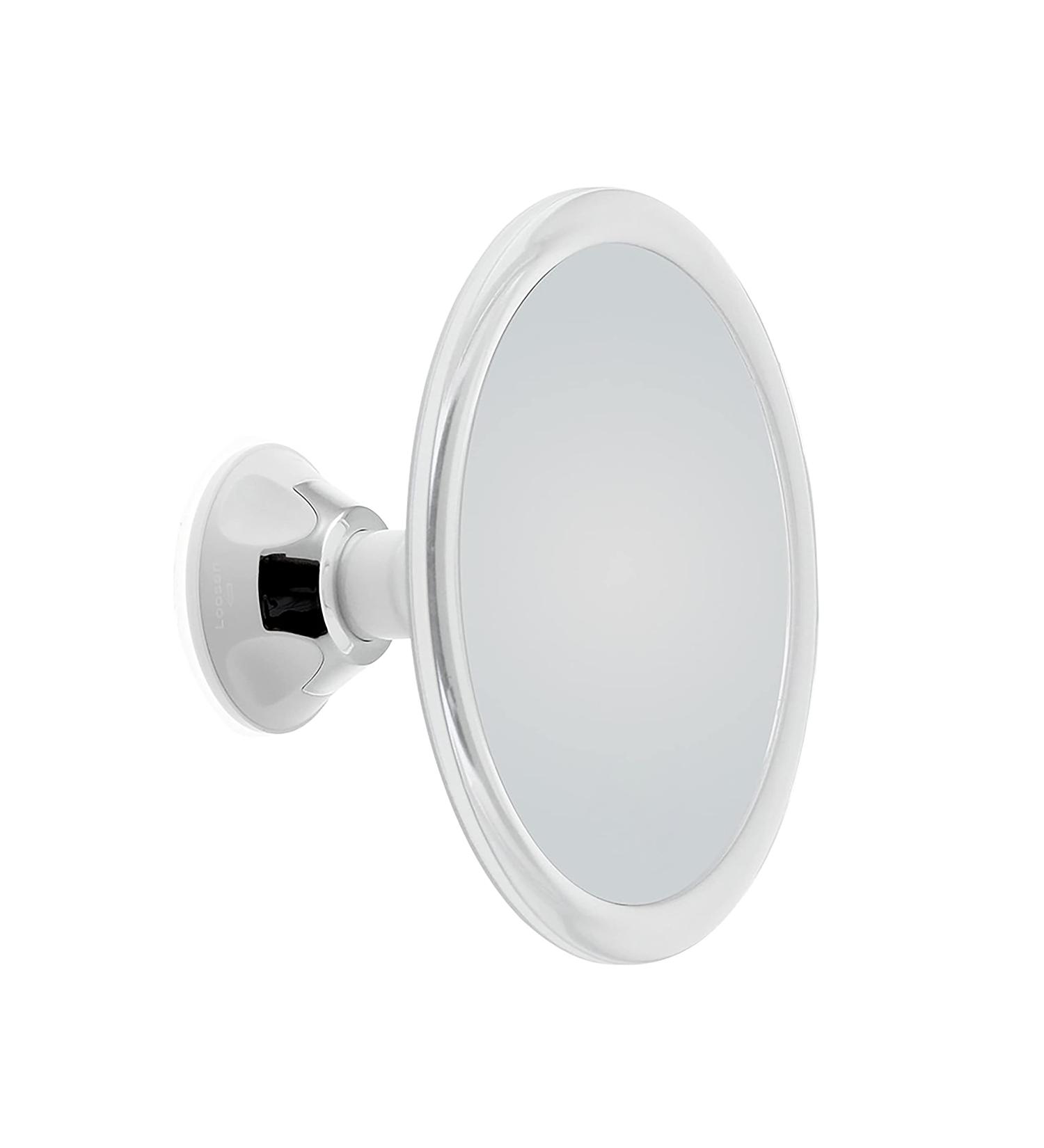 Fogless Shower Mirror with Suction Cup - Perfect for Makeup and Shaving (White) - Buy Online on GoSupps.com