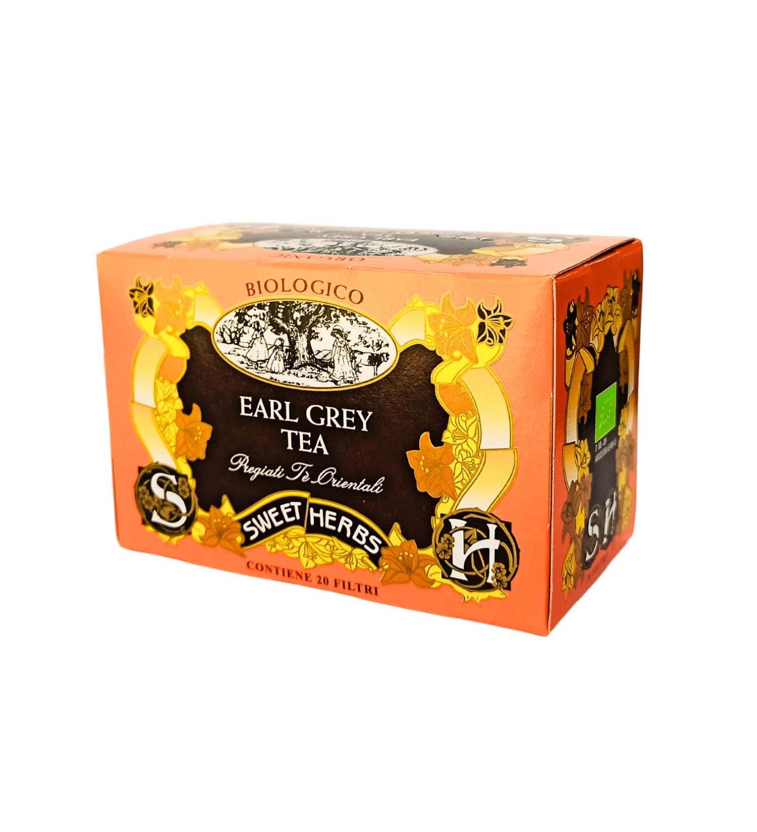  Apicoltura Brezzo Sweet Herbs | Organic Black Tea & Bergamot | Oriental Earl Grey Black Tea & Flavour - 20 Filters in Individual Bags (30 Gr) - Buy Online on GoSupps.com