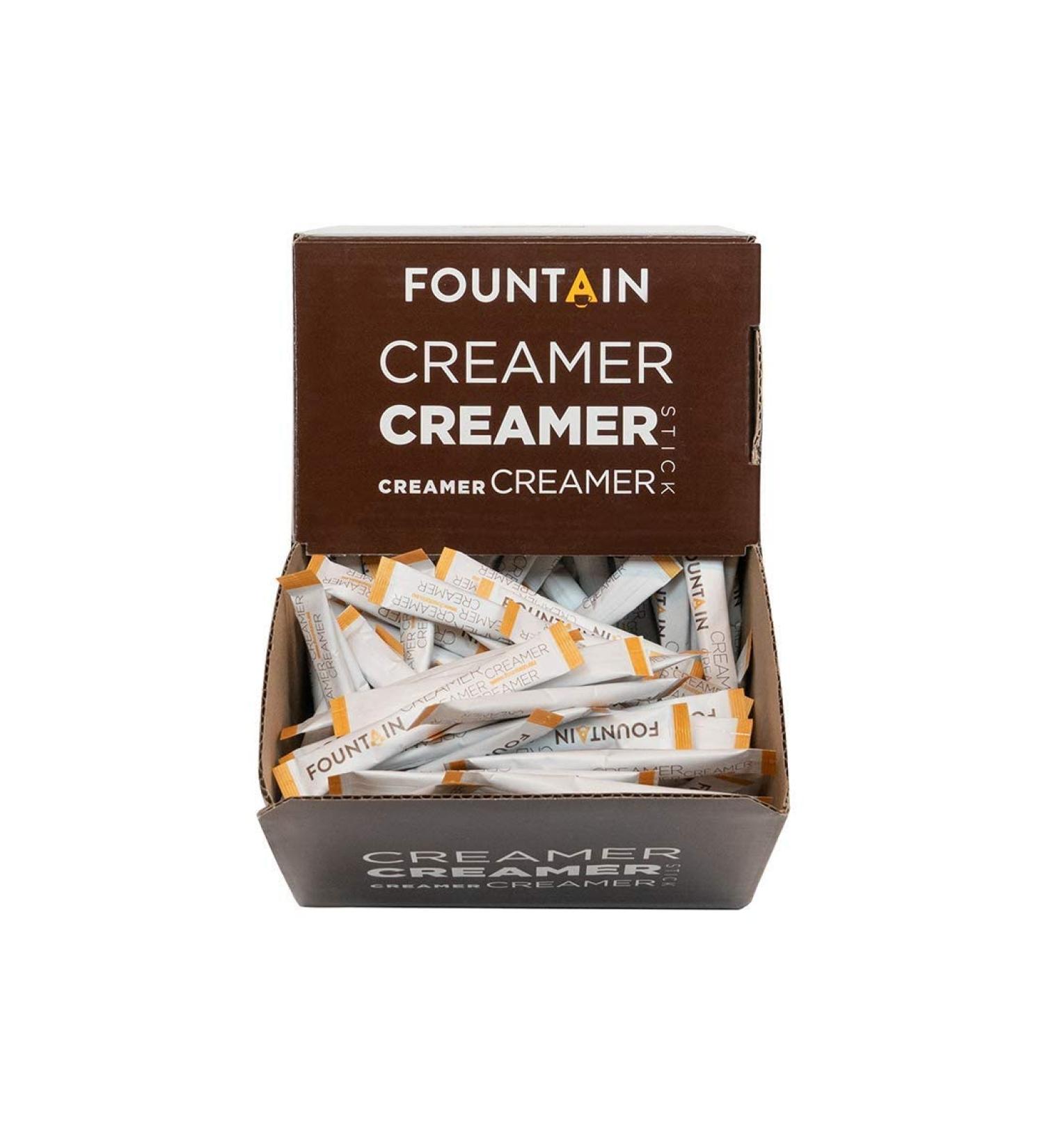 Fountain Coffee White Sticks - Individually Packaged 2.5g Milk Powder Portion Packs (300 Count) for Perfectly Brewed Coffee - Buy Online on GoSupps.com