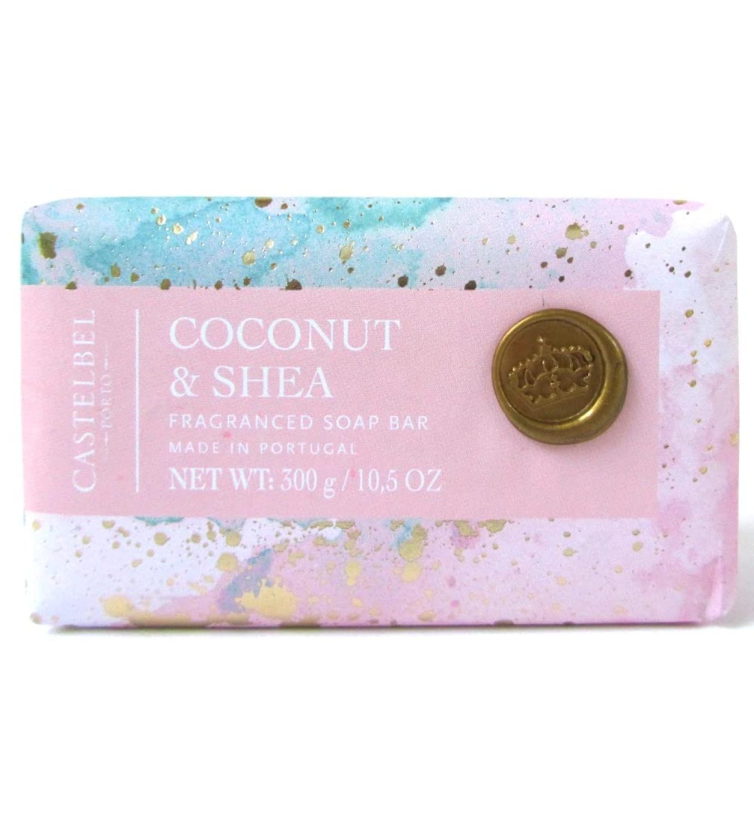 Castelbel Porto Coconut & Shea Luxury Soap Bar 10.5 oz | Fragrance Moisturizing International Shipping - Buy Online on GoSupps.com