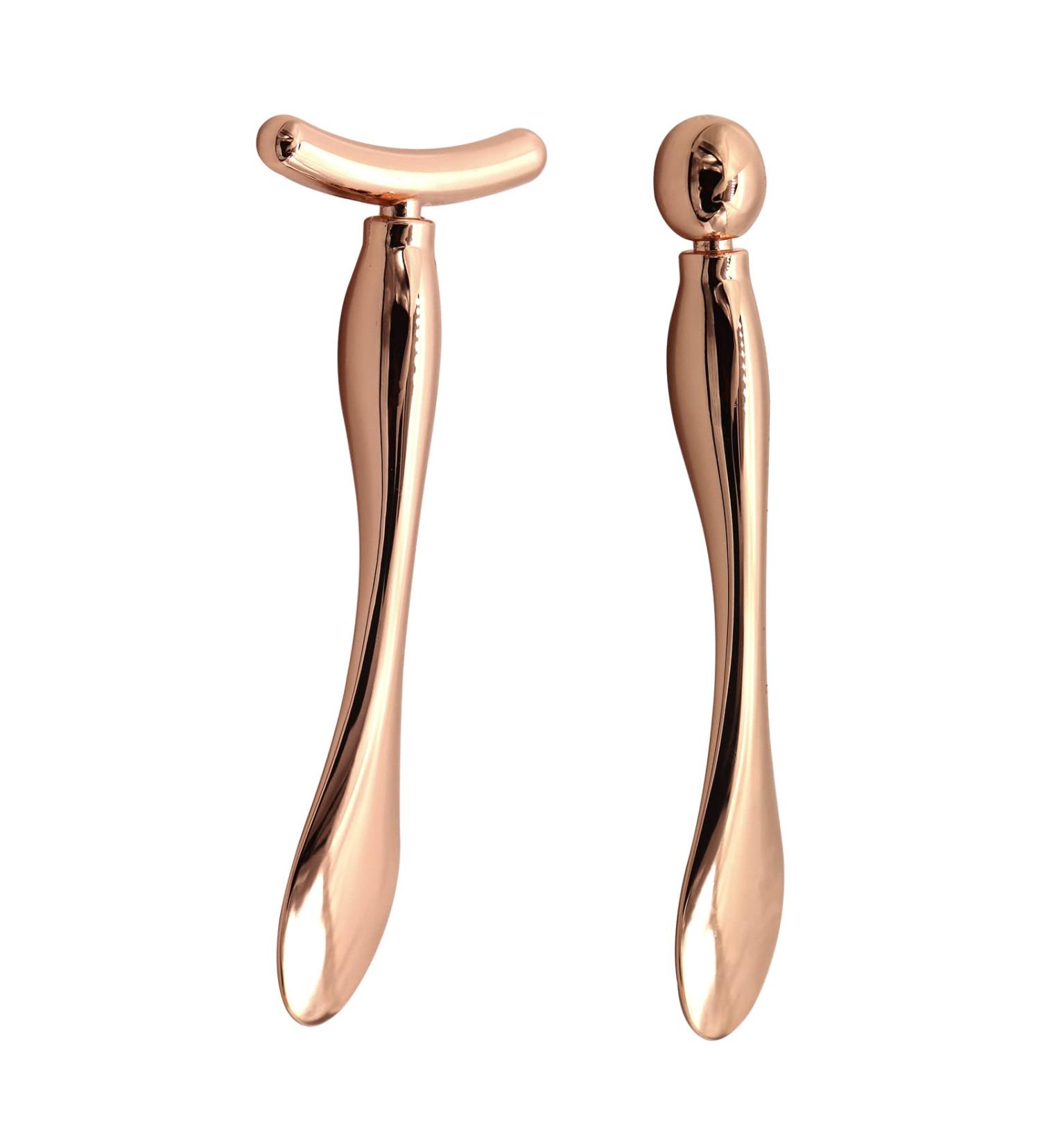2PCS Metal Eye Cream Applicator Wand Stick | Face Roller & Eye Massager Tool for Women | Reduce Puffiness & Wrinkles - Buy Online on GoSupps.com