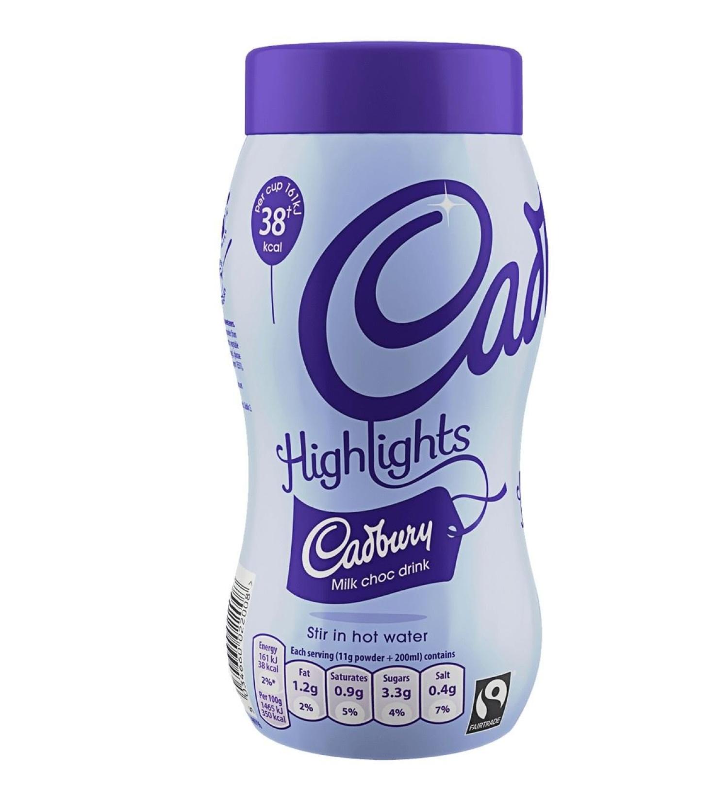 Cadbury Cadbury Highlights of Drinking 154g of Chocolate
