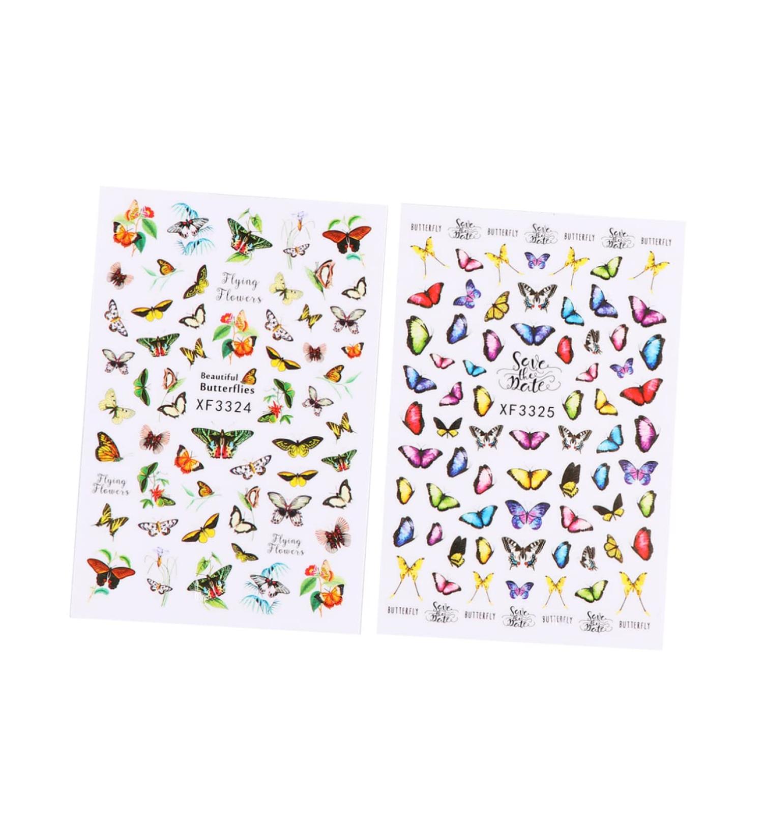 Healvian 8 Sheets Women Nail Art Sticker Nail Design DIY Fingernails Nail Decal Nail Stickers Nail Decor Stickers Nail Art Stickers Flower Patterns Manicure Tips Flower Stickers - Buy Online on GoSupps.com