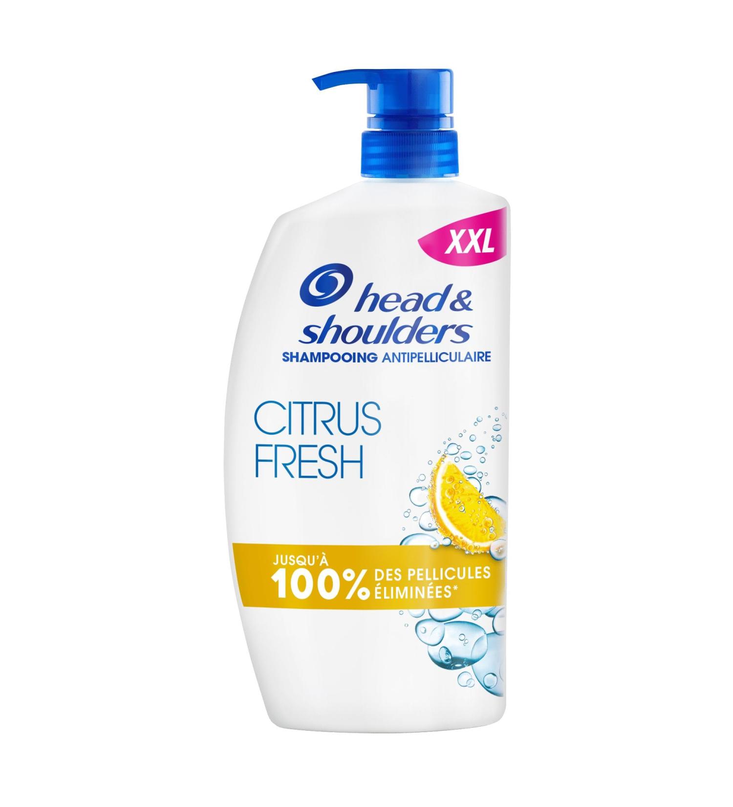 Head & Shoulders Citrus Fresh Anti-Dandruff Shampoo For Oily Hair With Pump 1000ml. Up To 100% Dandruff Eliminated Clinically Proven. Daily Use - Buy Online on GoSupps.com
