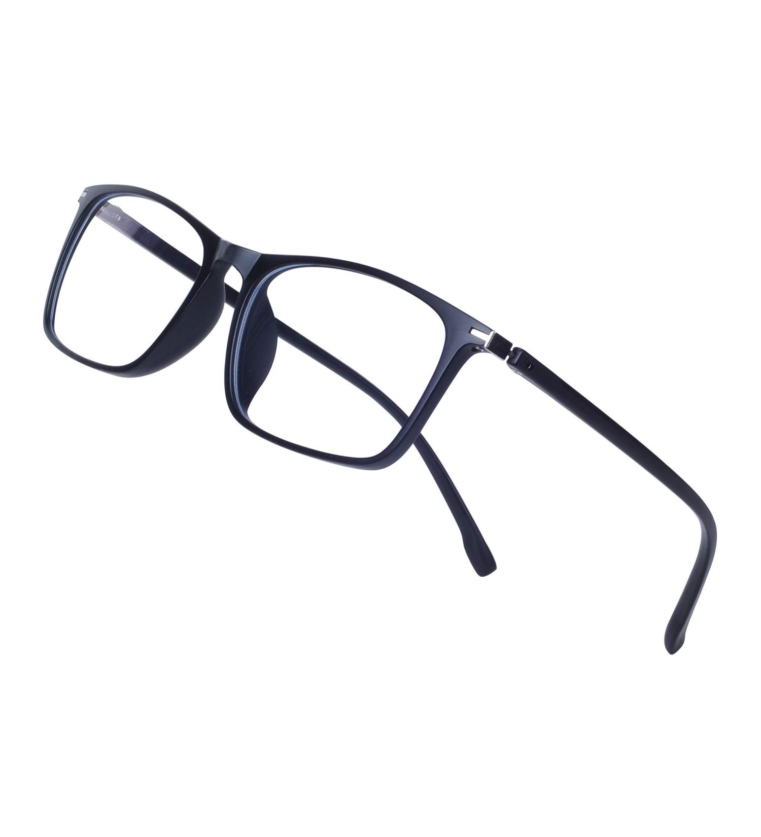 Blue Light Blocking Glasses for Computer - Anti Glare Fatigue Blocking Headaches Eye Strain - TR90 Frame Matt Black - Buy Online on GoSupps.com