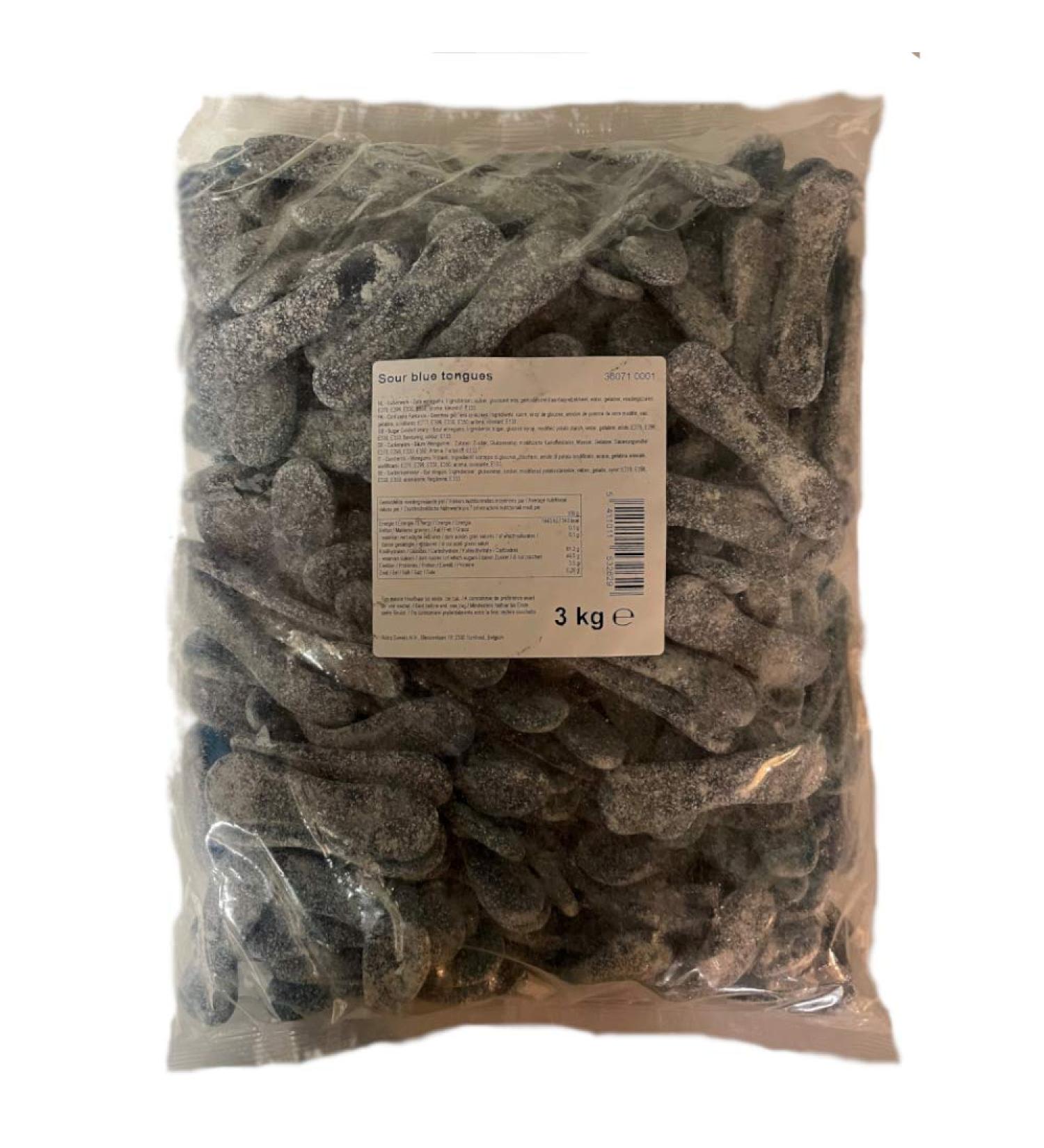 Blue Tongue Candy Sour Raspberry Flavor Astra Sweet 3 kg - Buy Online on GoSupps.com