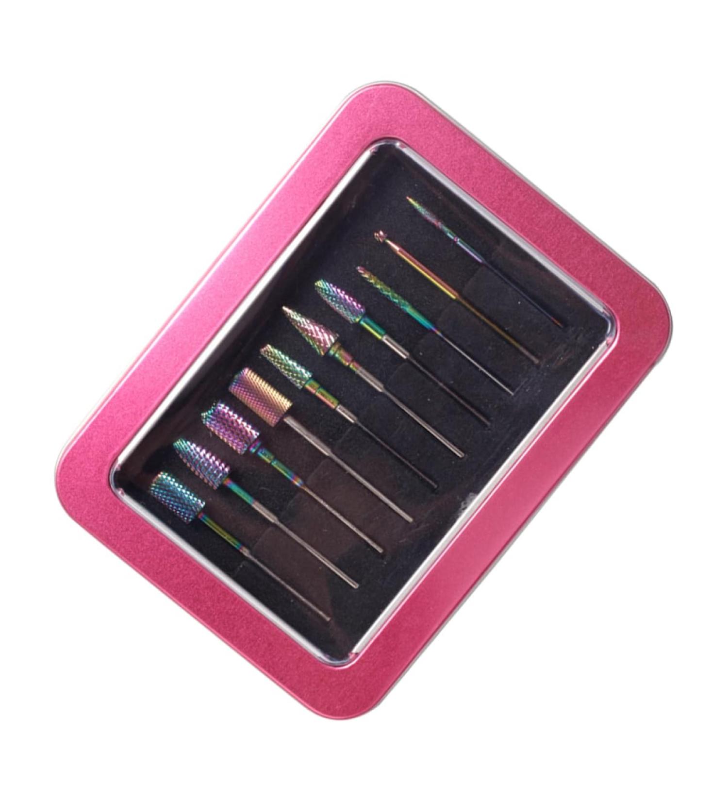 Beaupretty 1Set grinding head cuticle drill bit sanding bands Nail Polishing Tools manicure pedicure drill kit Manicure Drill Bits manicure kit Manicure Tool diamond Tungsten steel file head - Buy Online on GoSupps.com
