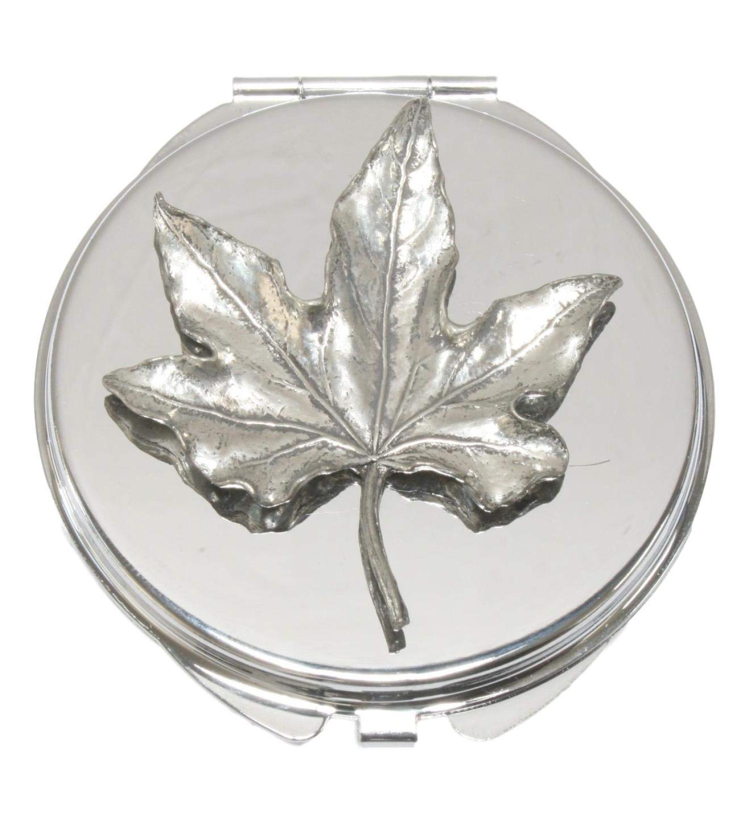 Maple Leaf Compact Mirror Handbag Gift With Free Engraving 215 - Buy Online on GoSupps.com