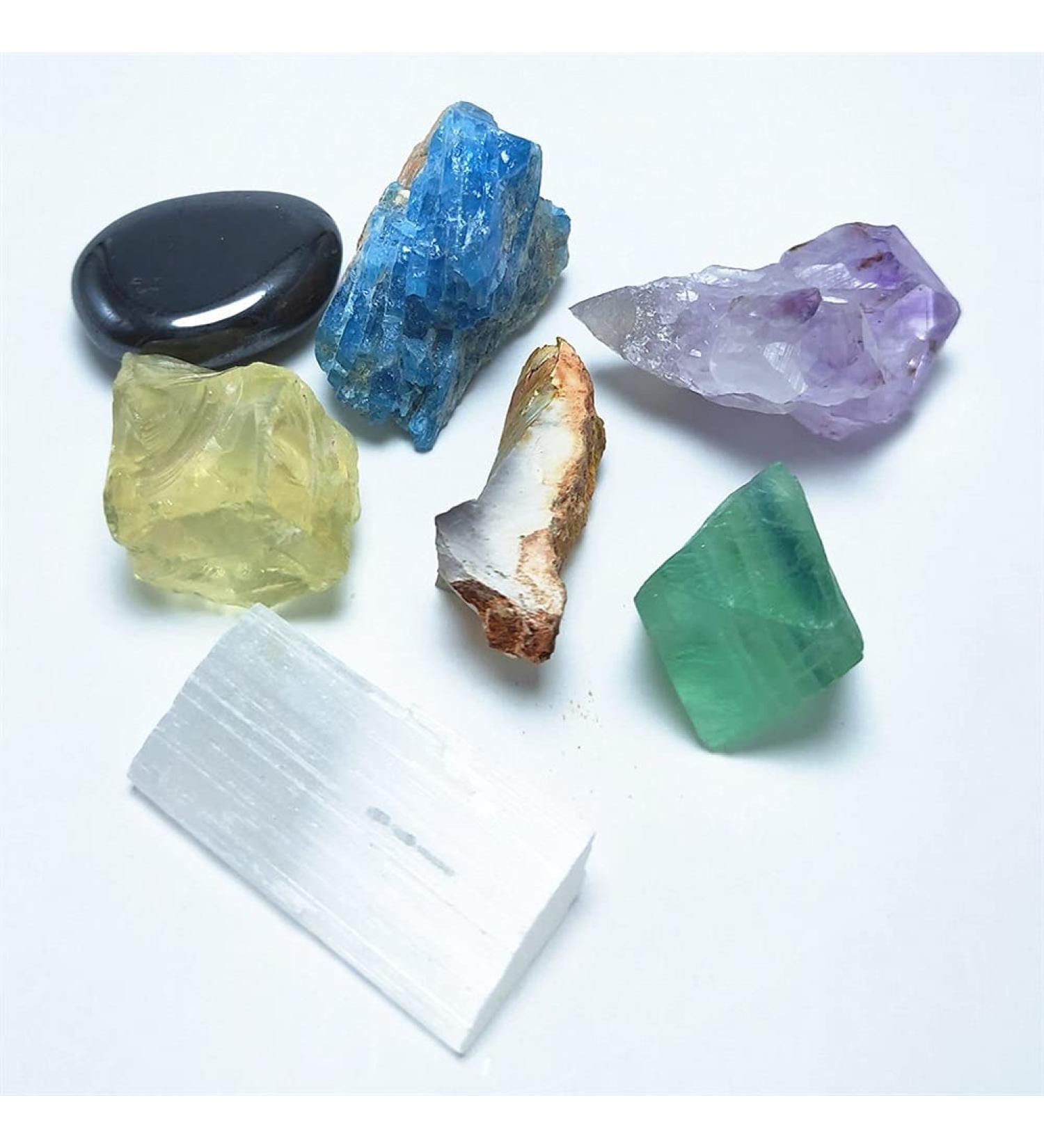 Rough Crystal Stone Natural Mixture Raw Quartz Gemstone Specimen Irregular Crystals Natural Luster - Buy Online on GoSupps.com