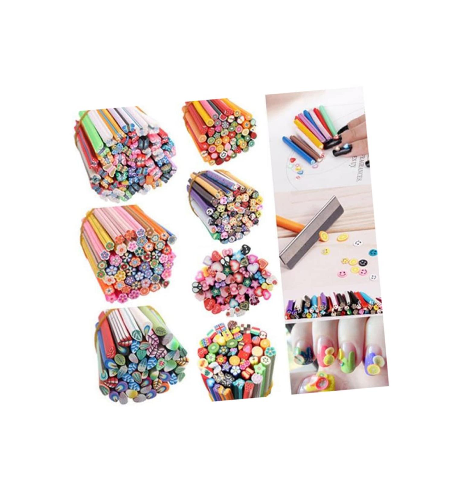 50pcs Nail Art Sticker Clay Manicure 3D - Nail Sticks Pegatinas Para U as - Buy Online on GoSupps.com