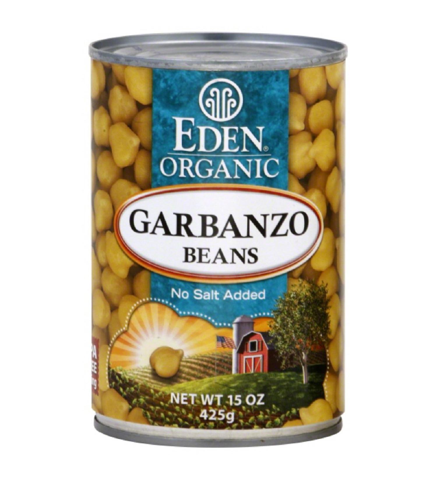 Eden Organic Garbanzo Beans 15.0 OZ(pack of 4)