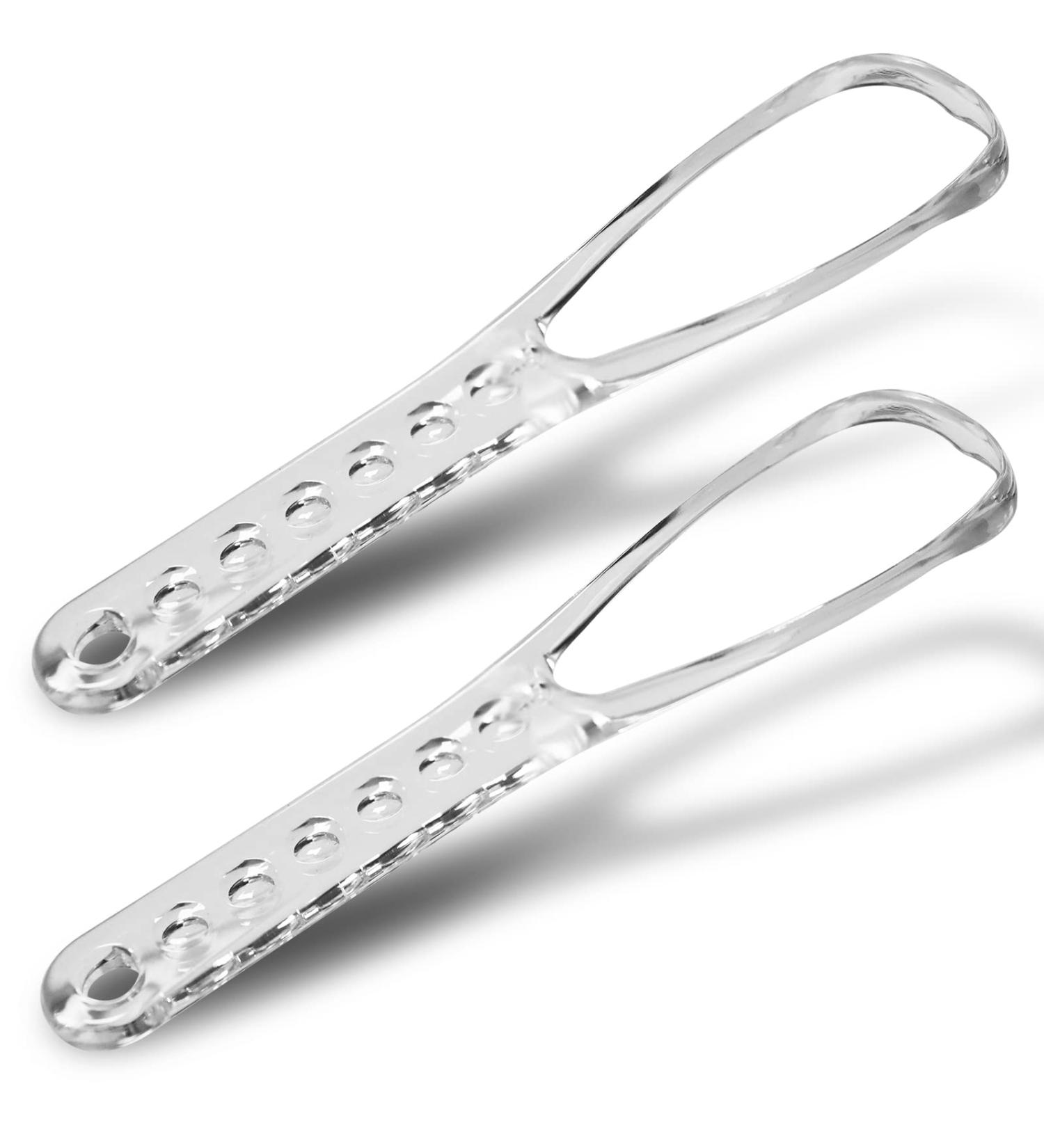 Re-Gen Plastic Tongue Cleaner Oral Hygiene Breath Treatment Tool 2 Pack