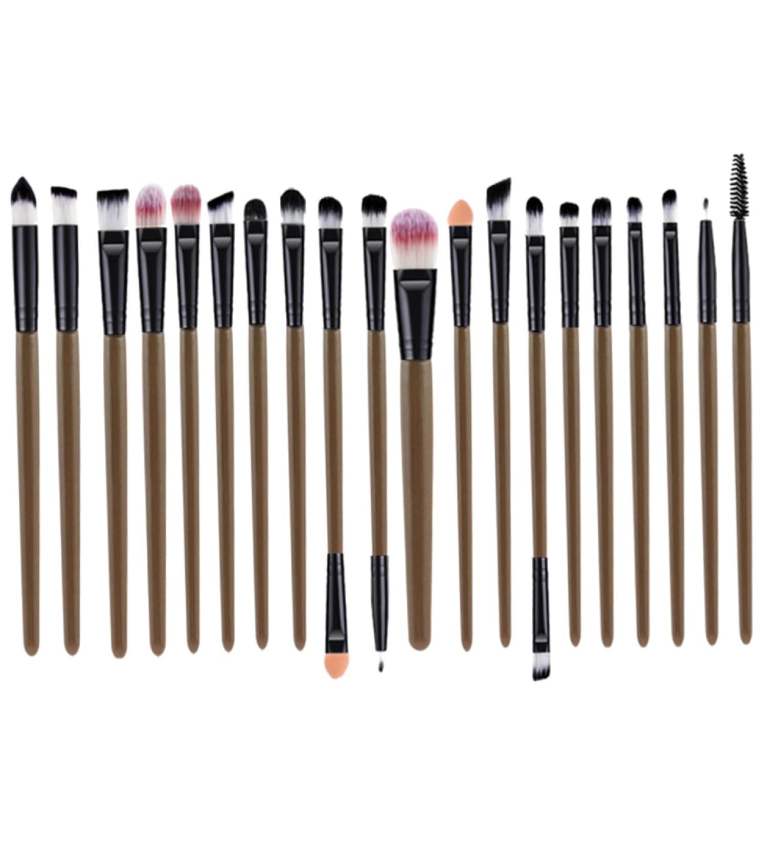 Baluue 20pcs Eyeliner Eyeshadow Brush Kit Makeup Brush Kit Eyeshadow Tools - Buy Online on GoSupps.com