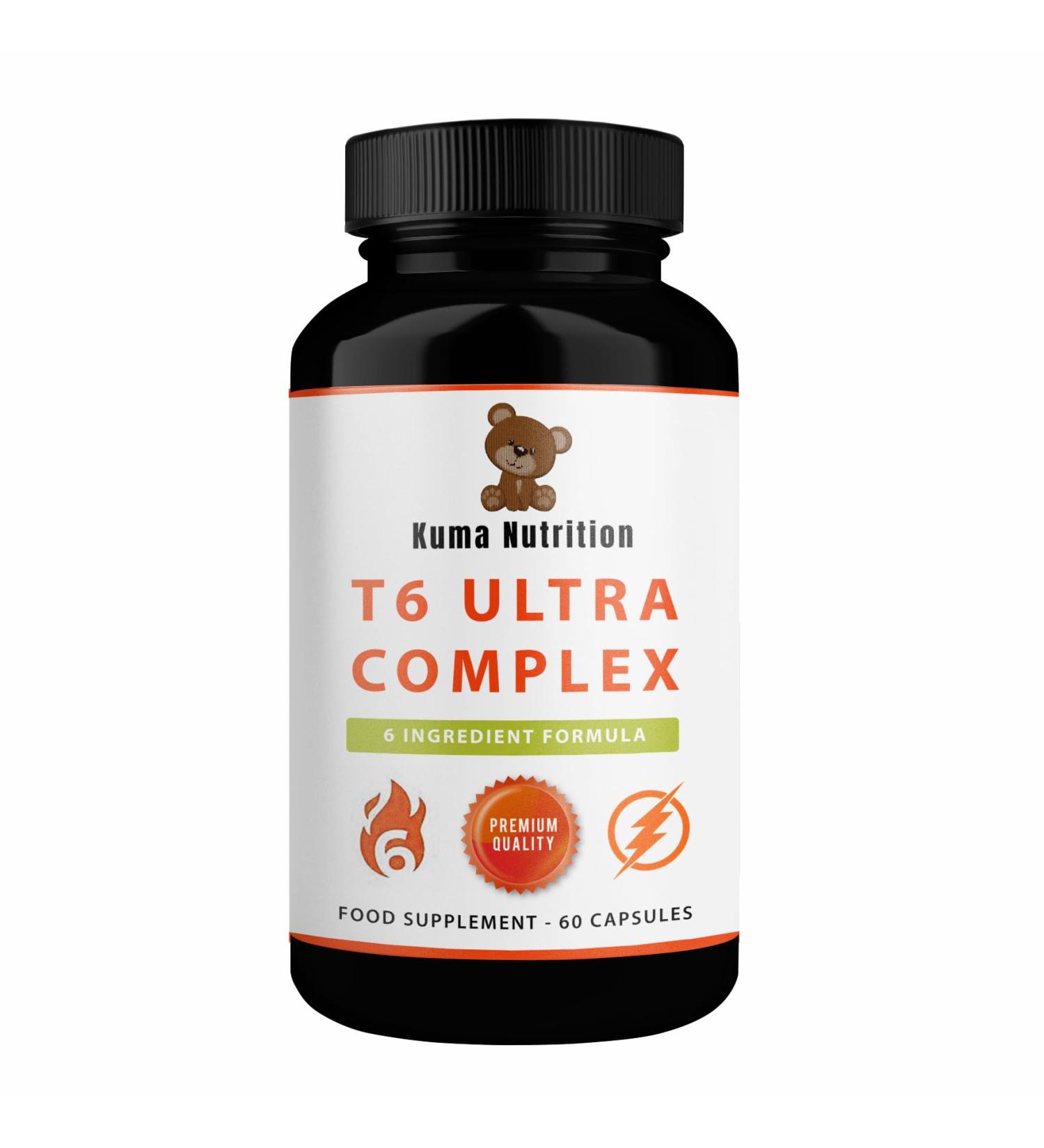 Powerful Fat Burner - Keto Diet Pills for Weight Loss T6 Fat Burner Complex - 100% Natural Diet Pills for Men & Women - Raspberry Ketones - Vegan Friendly (60 Capsules) - Buy Online on GoSupps.com