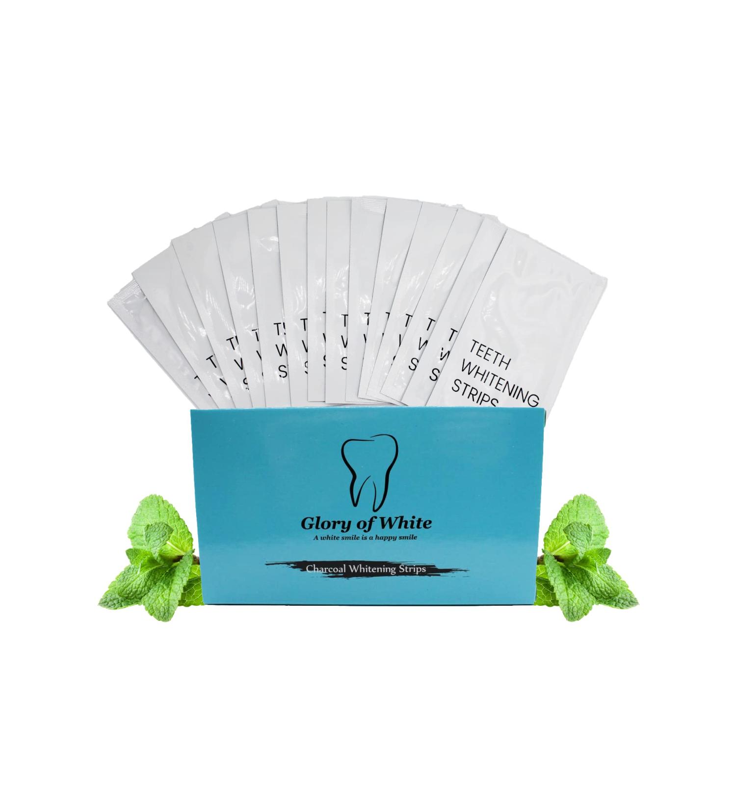 Glory of White Professional Teeth Whitening Strips 28 Strips Teeth Whitening Strips Whiter Teeth Without Peroxide Teeth Whitening Not tested on animals - Buy Online on GoSupps.com
