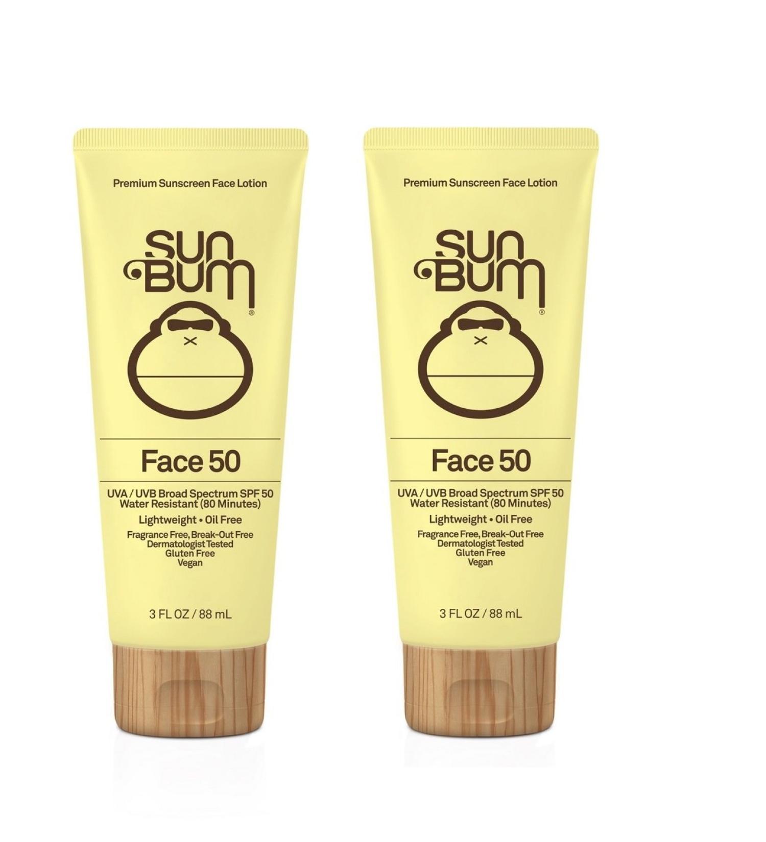 Sun Bum SPF 50 Face (2) Duo
