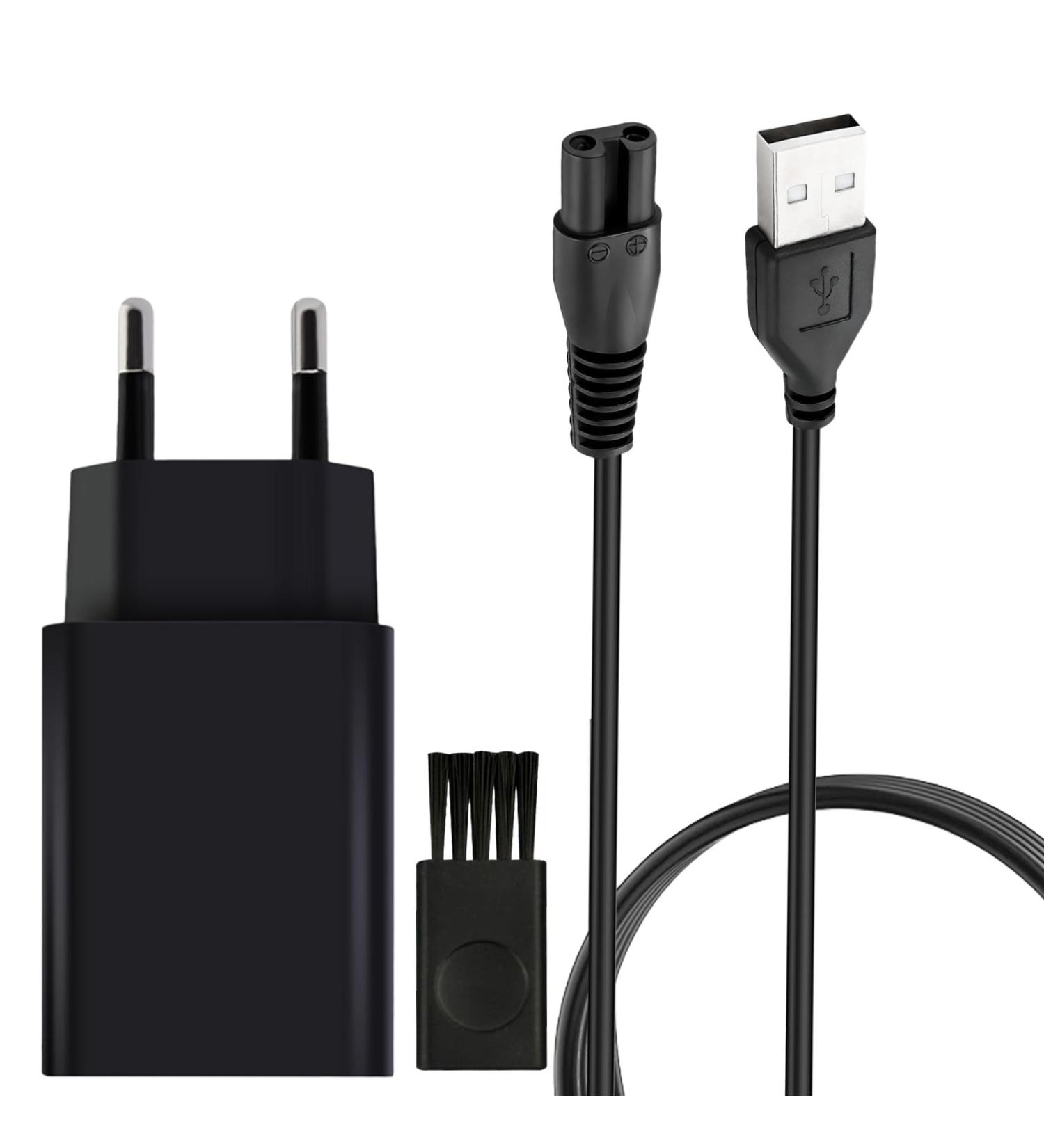 5V Chargeur Rasoir pour Philips Compatible avec Philips One Blade 360 QP2724 QP2734 QP2834 QP2824 QP1924 QP4631 QP4530 MG7931 MG7962 Chargeur Adaptateur avec USB C ble 1M - Buy Online on GoSupps.com