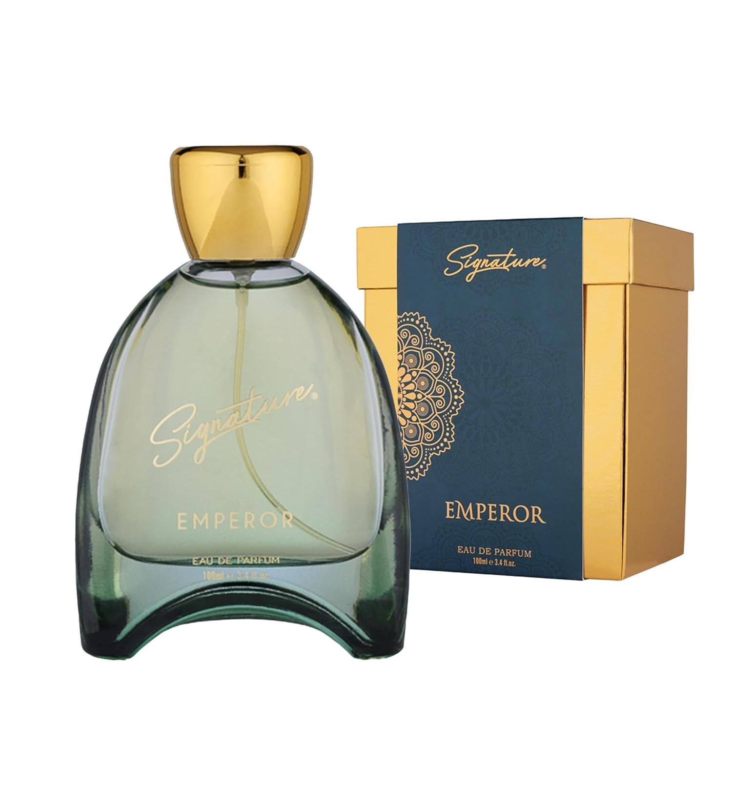 Si-gnature Royal perfume- Emperor for Men|Premium long lasting fragrance| Eau De Parfum|Musk vanilla fragrance|100 Ml|Pack of 1 - Buy Online on GoSupps.com
