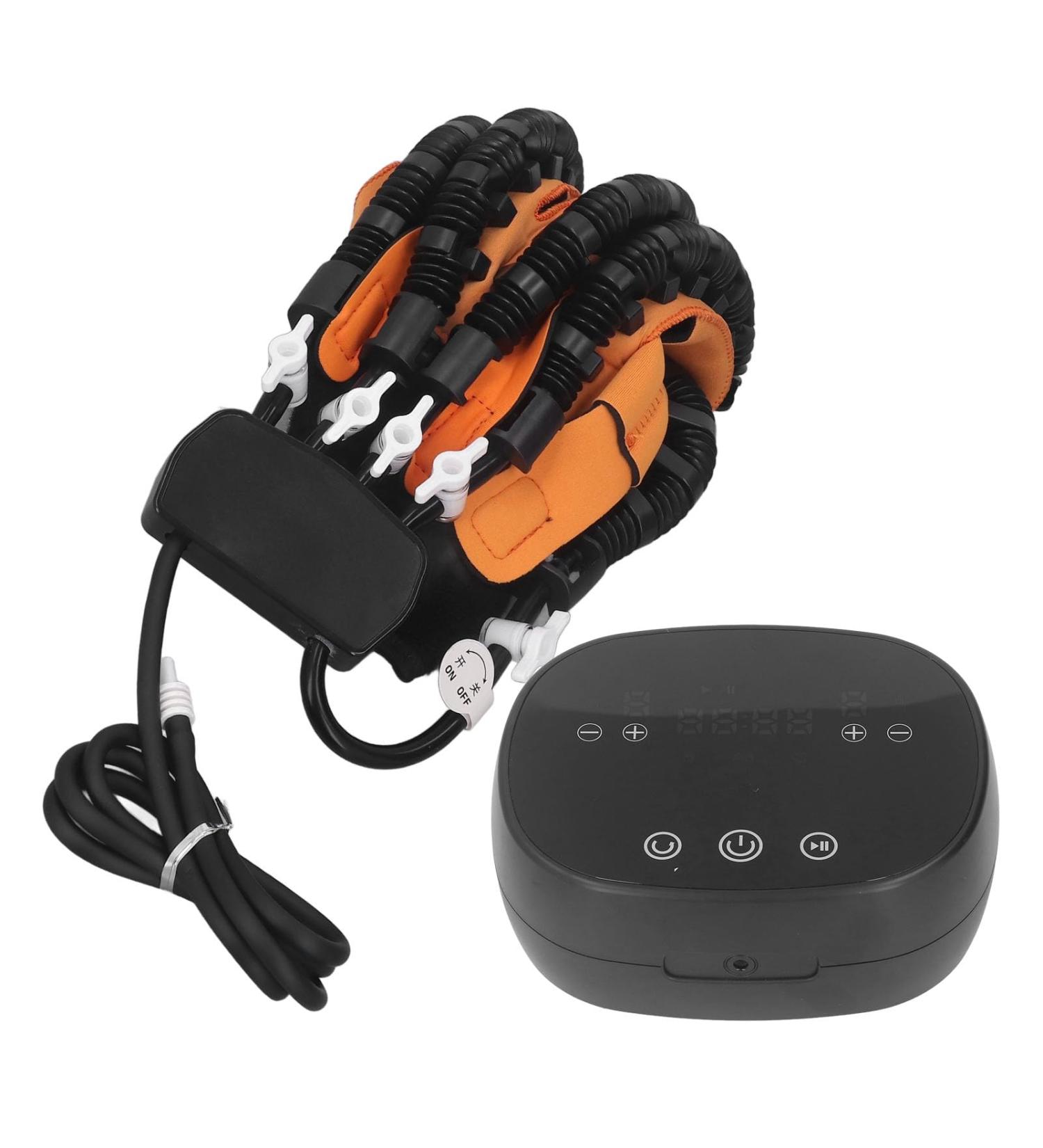 Rehabilitation Robot Gloves USB Chargeable Fingers Strength Training Device for Hemiplegia Portable Hand Stroke Recovery Equipment for Arthritis Patient Finger Relief Cramps Left Hand - Buy Online on GoSupps.com