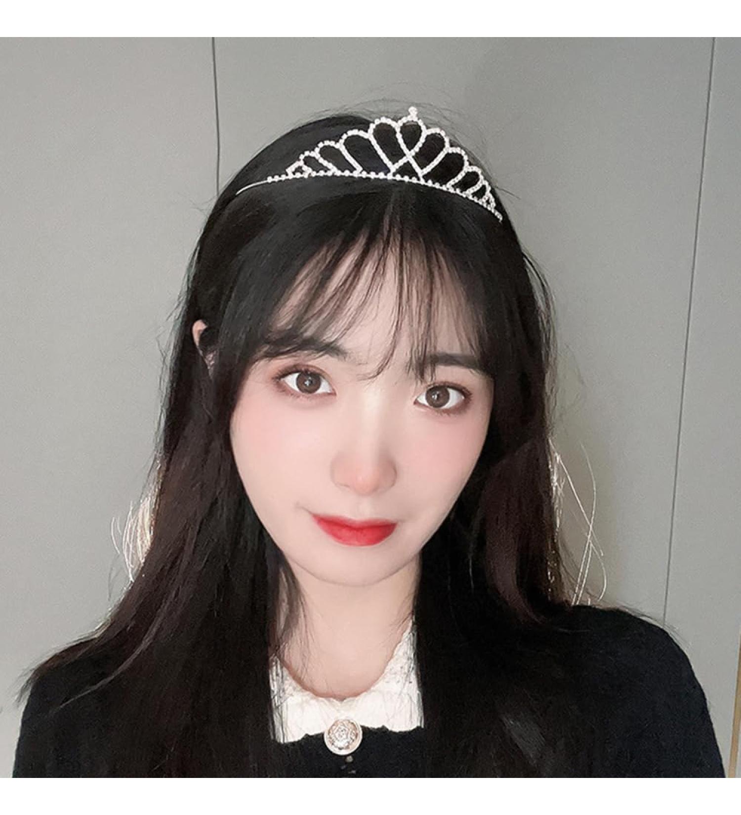 Buy Wiwpar Crystal Rhinestone Headband | Silver Princess Headpiece for Women & Girls | Perfect Wedding & Birthday Gift - Buy Online on GoSupps.com