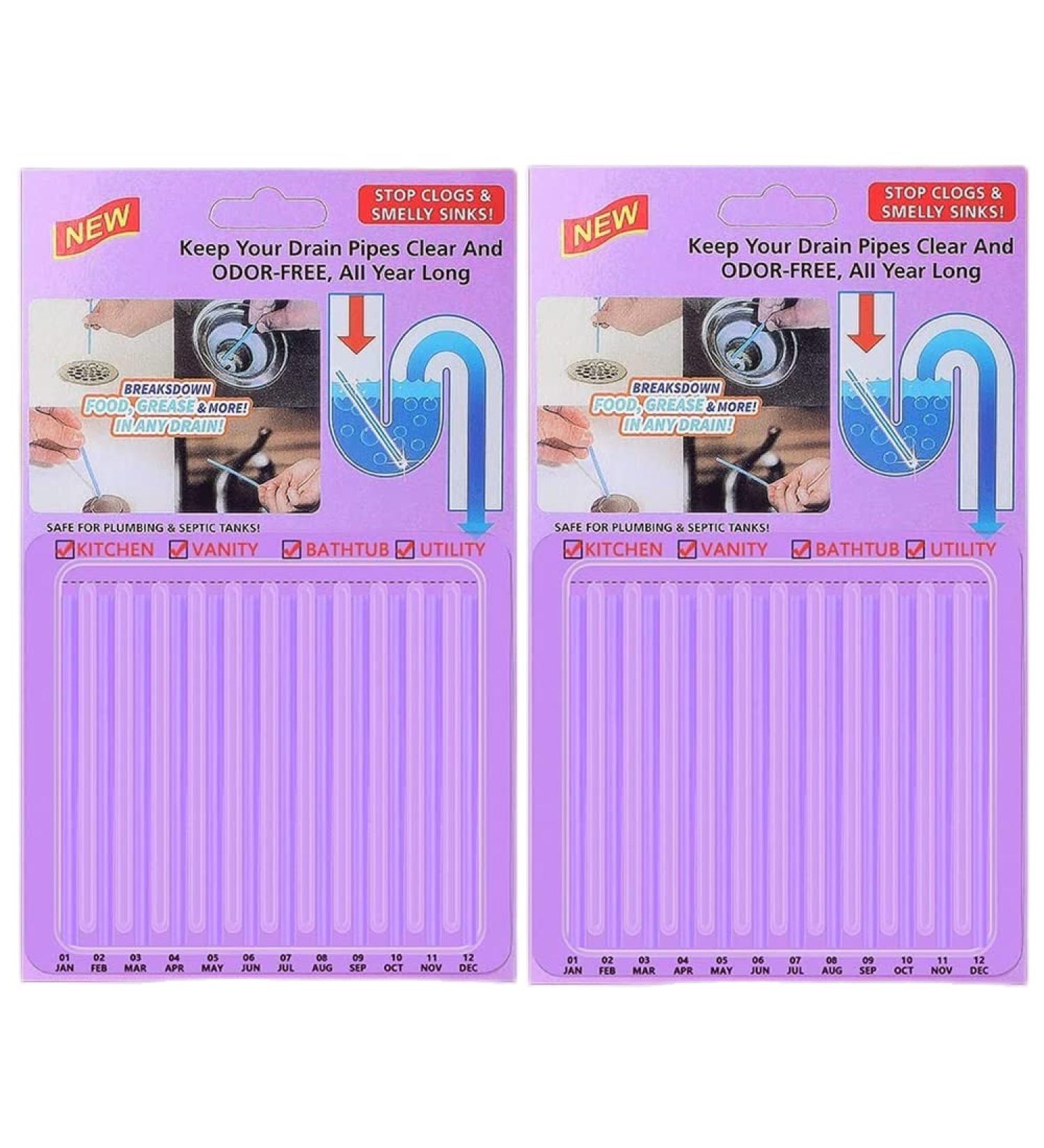 Buy Lavender Drain Cleaner Sticks - Clog Remover & Deodorizer | As Seen On TV International Shipping - Buy Online on GoSupps.com