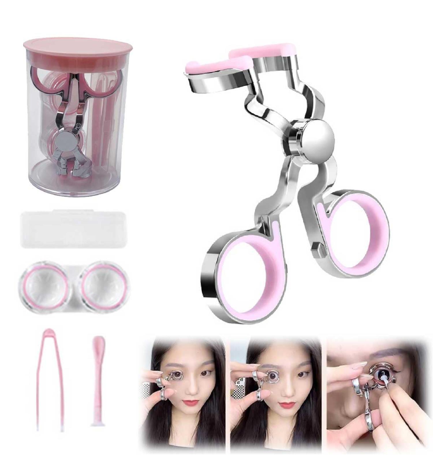 Contact Lens Applicator Tool Color Contact Lenses Wearing Aids Contacts Lens Helper Eye Contact Removal Tweezers Eye Opener With Contact Lens Case Contact Lenses Remover And Insertion Tool (Pink) - Buy Online on GoSupps.com
