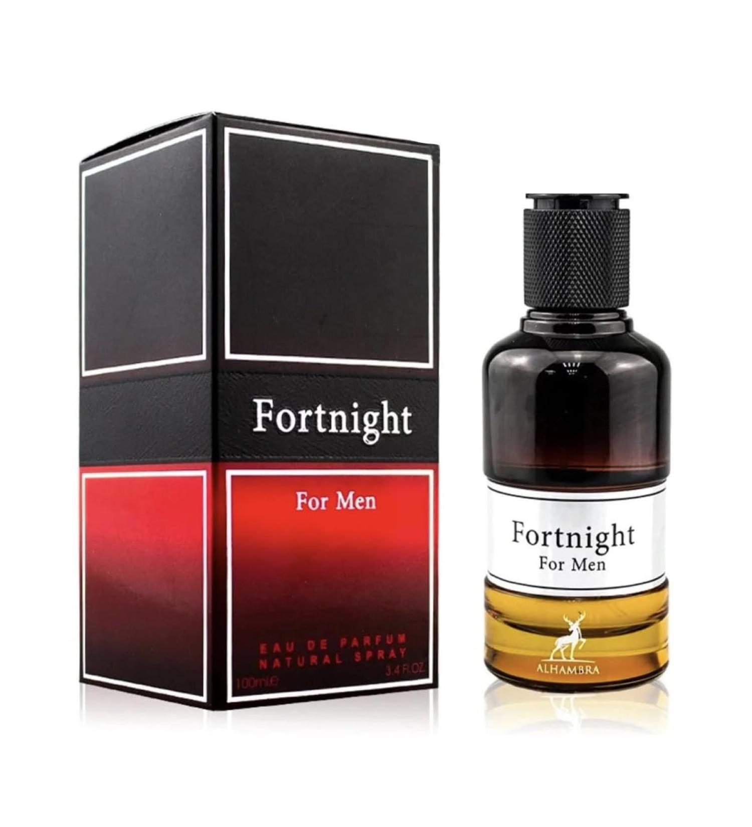 ALHAMBRA FORTNIGHT FOR MEN EAU DE PARFUM 100ml | LUXURY LONG LASTING FRAGRANCE | PREMIUM IMPORTED FRAGRANCE SCENT FOR MEN AND WOMEN | PERFUME GIFT SET | ALL OCCASION (Pack of 1)